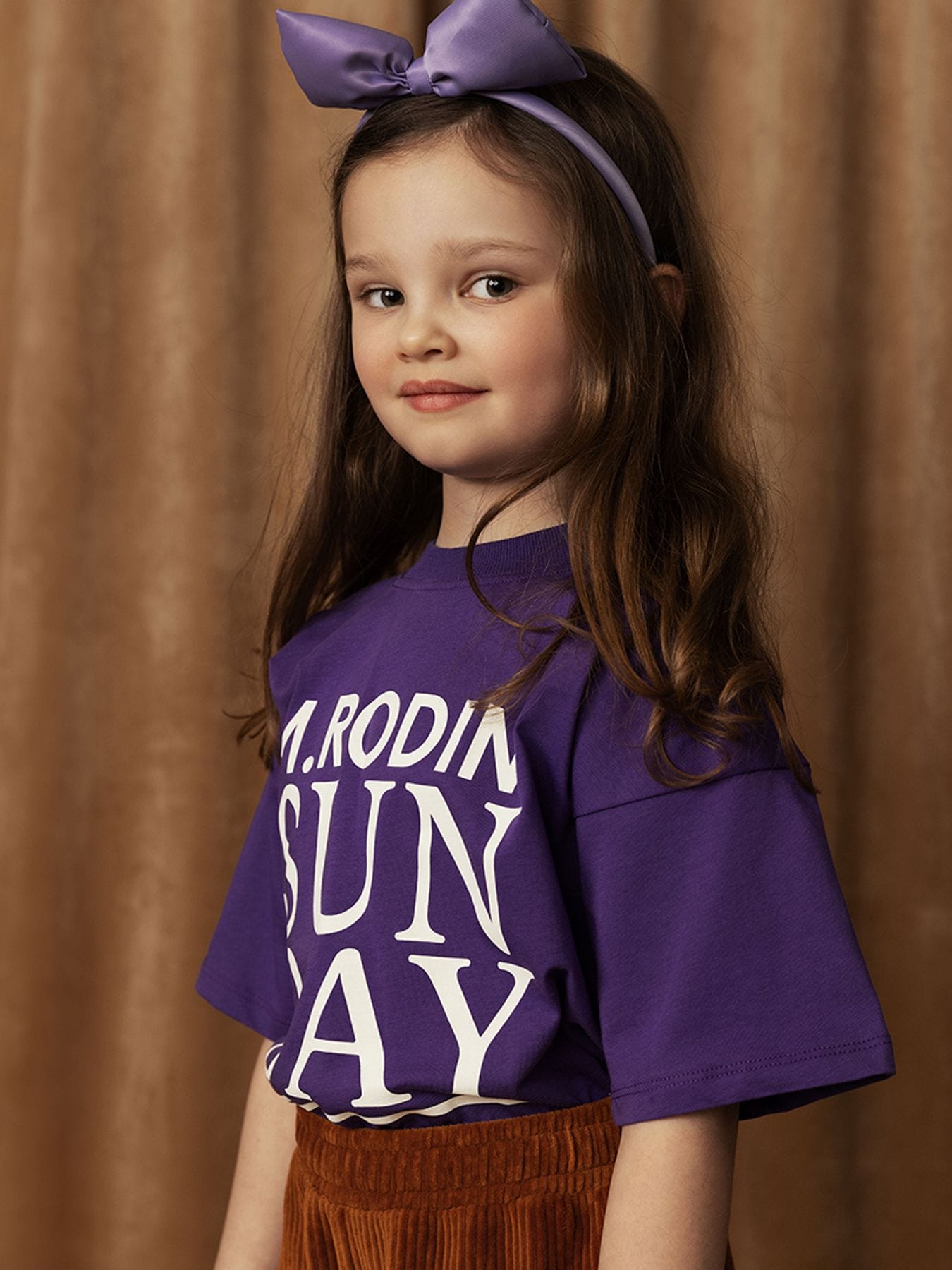 Girls Sunday T-Shirt in Purple