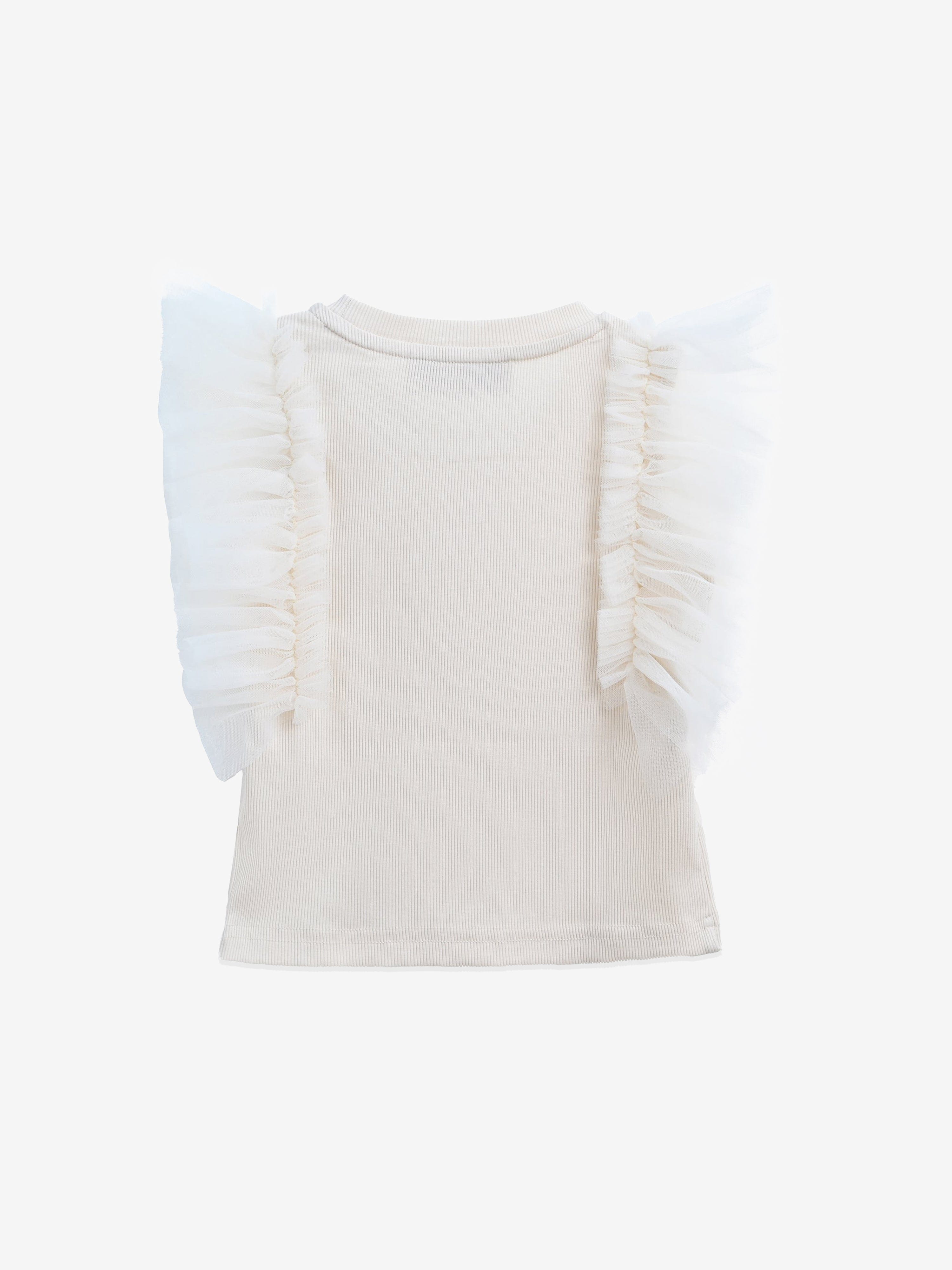 Champagne Tulle Frill T-Shirt