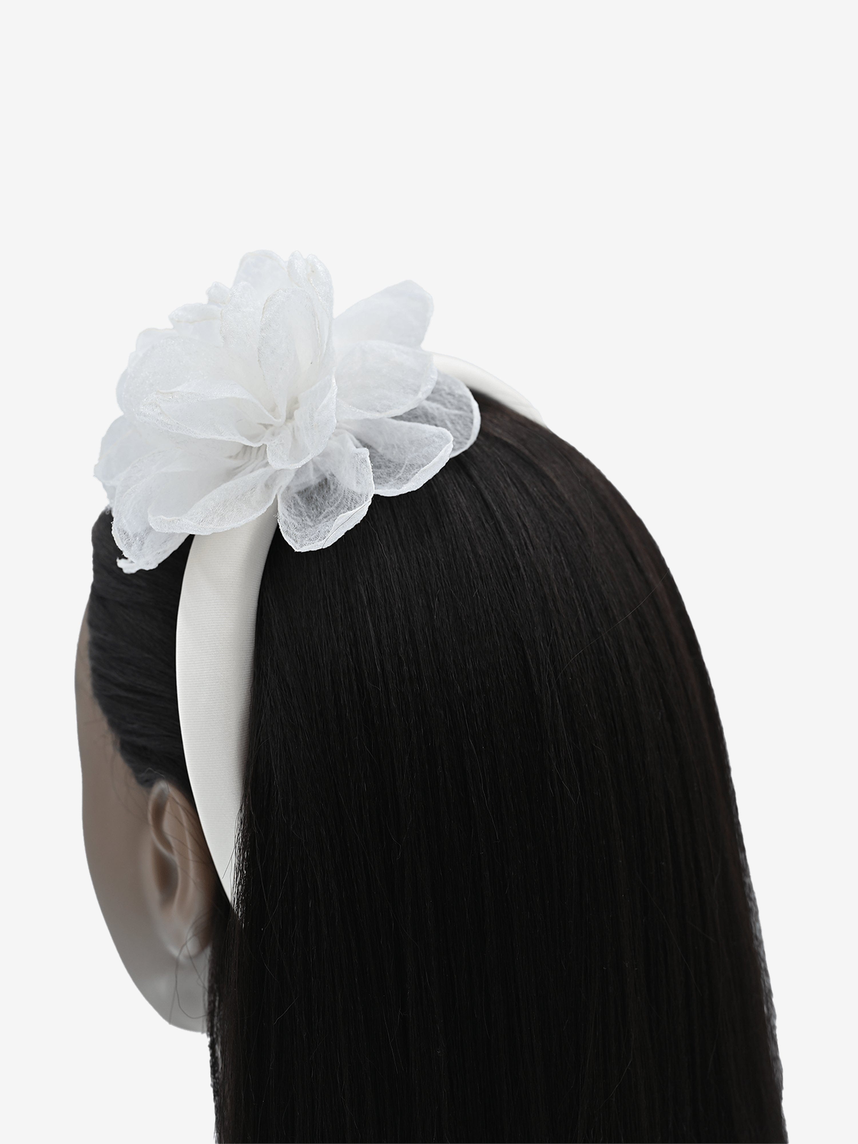 Mimi Tutu-MTHB52006-White-Flower Headband