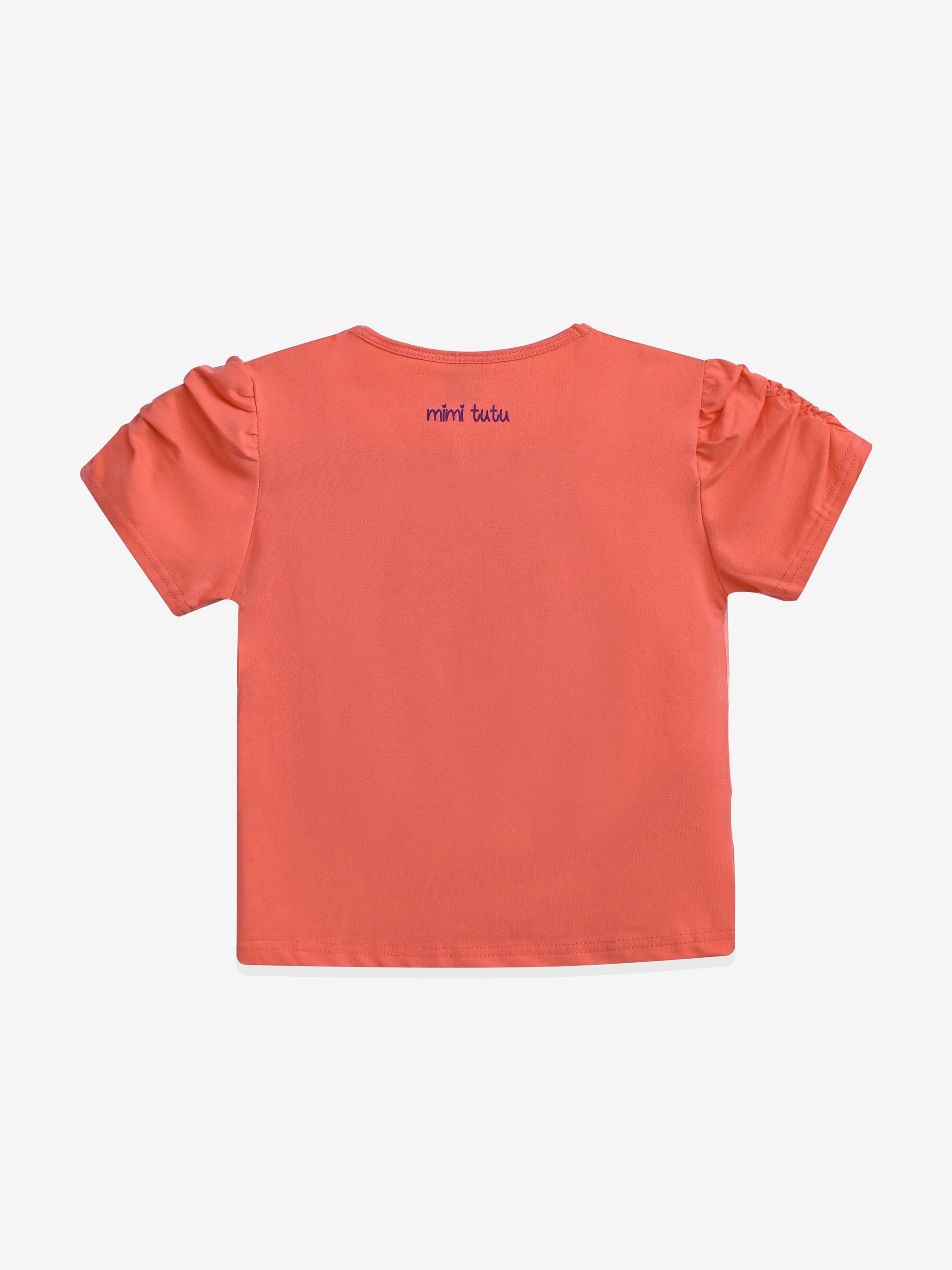Orange Puppy Applique T-Shirt