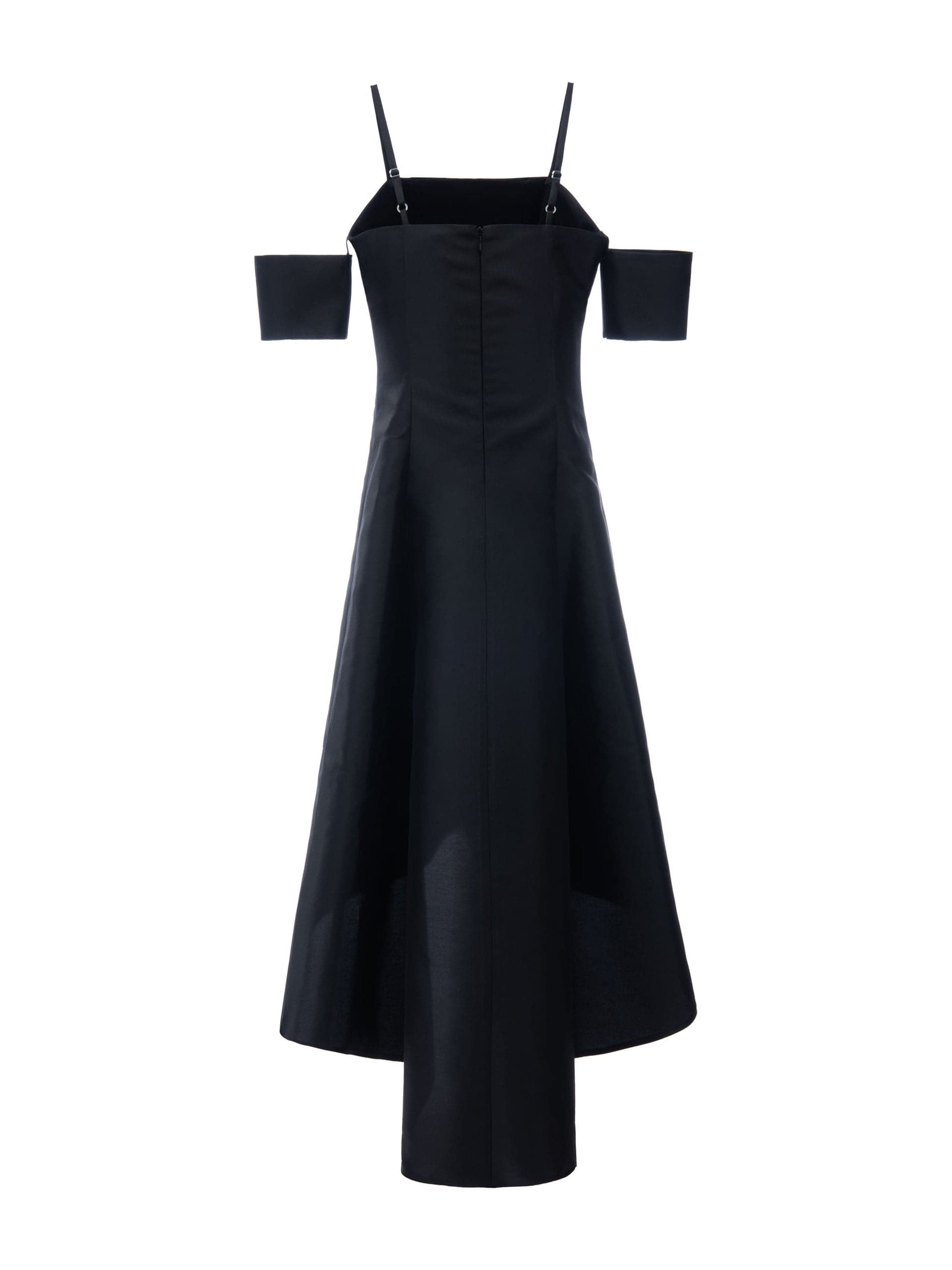 Black Bexley Hi-low Gown