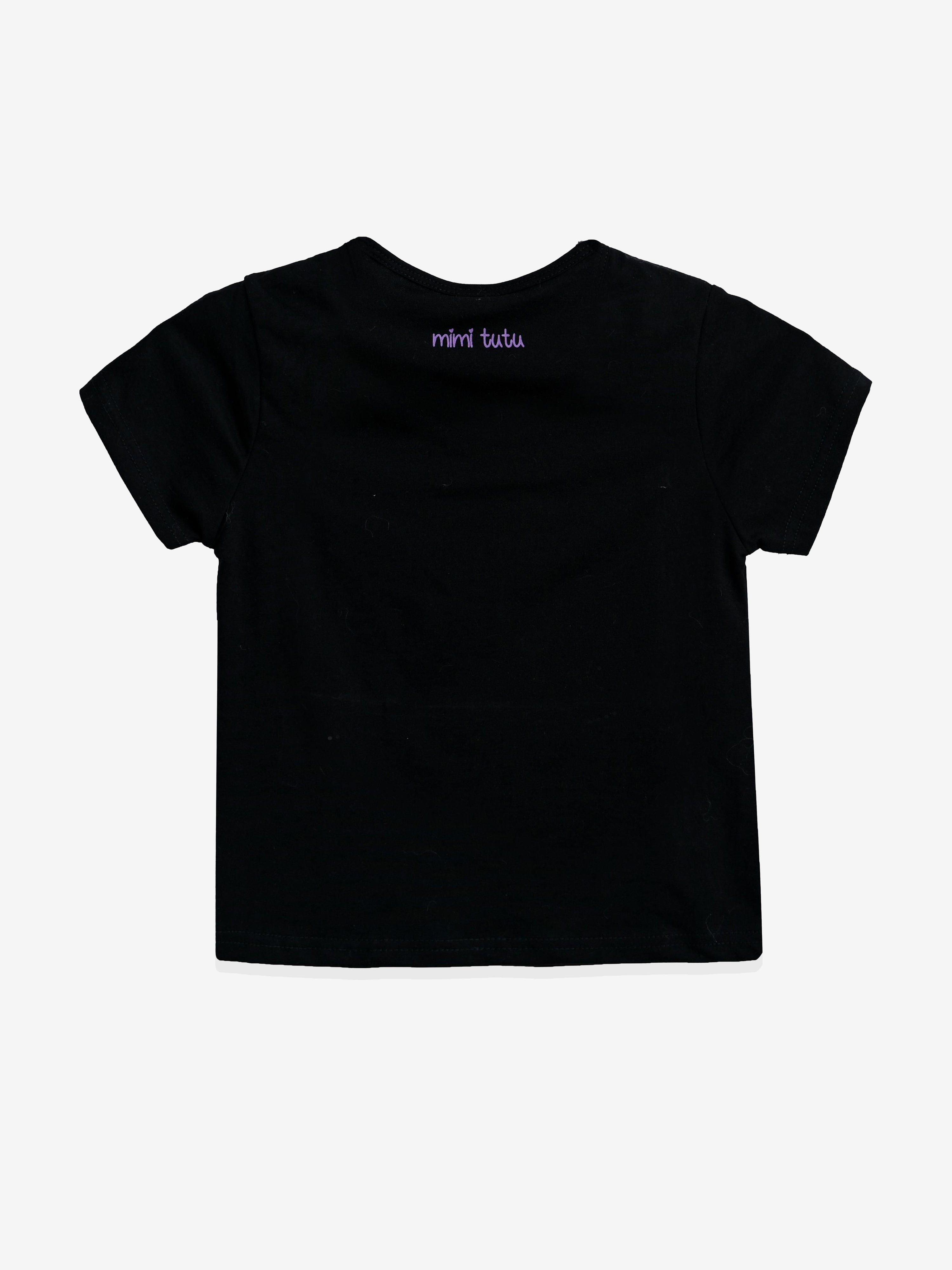 Black Swan Applique T-Shirt