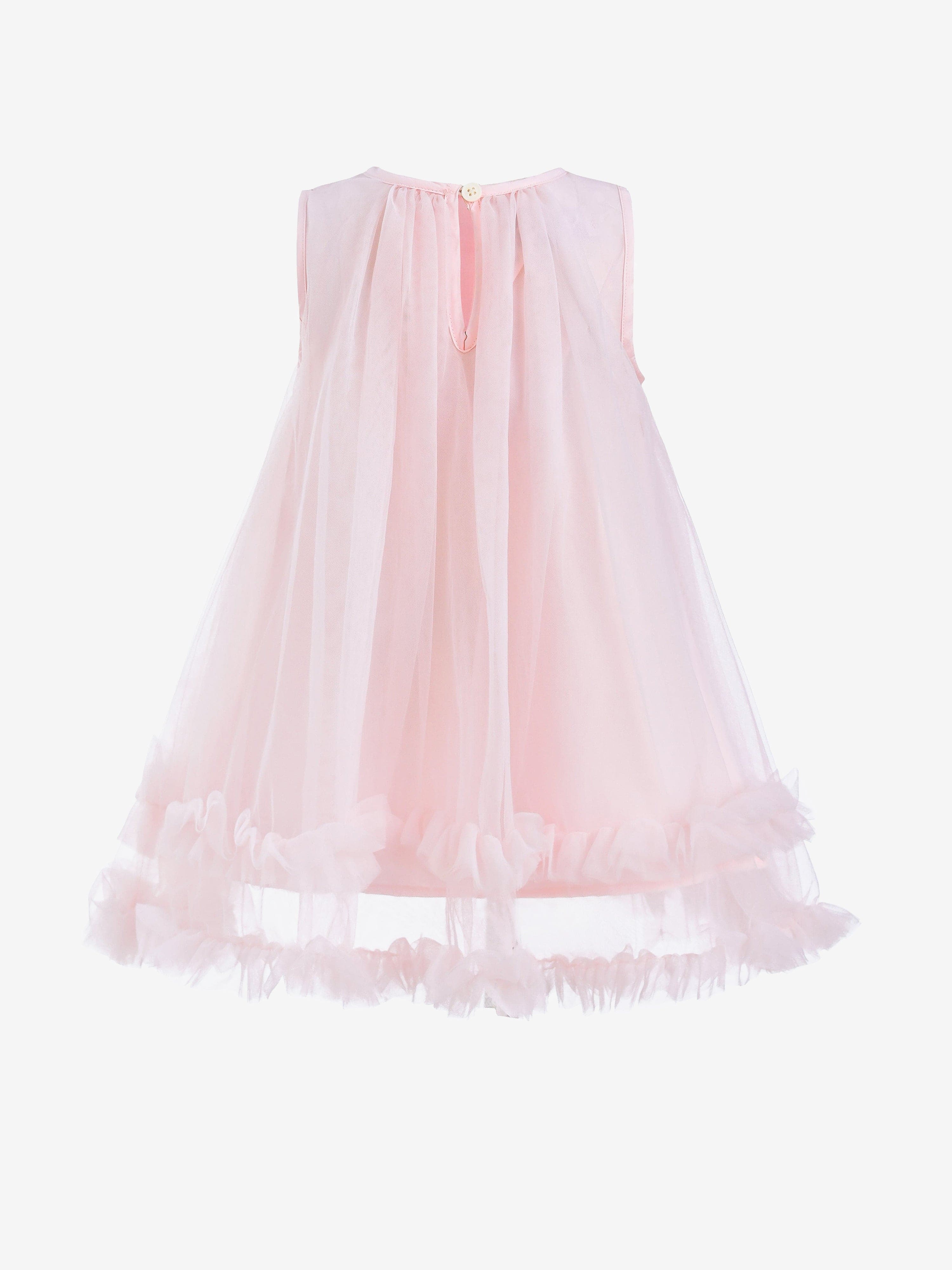 Mimi Tutu Pink Sleeveless Star Ruffle Dress
