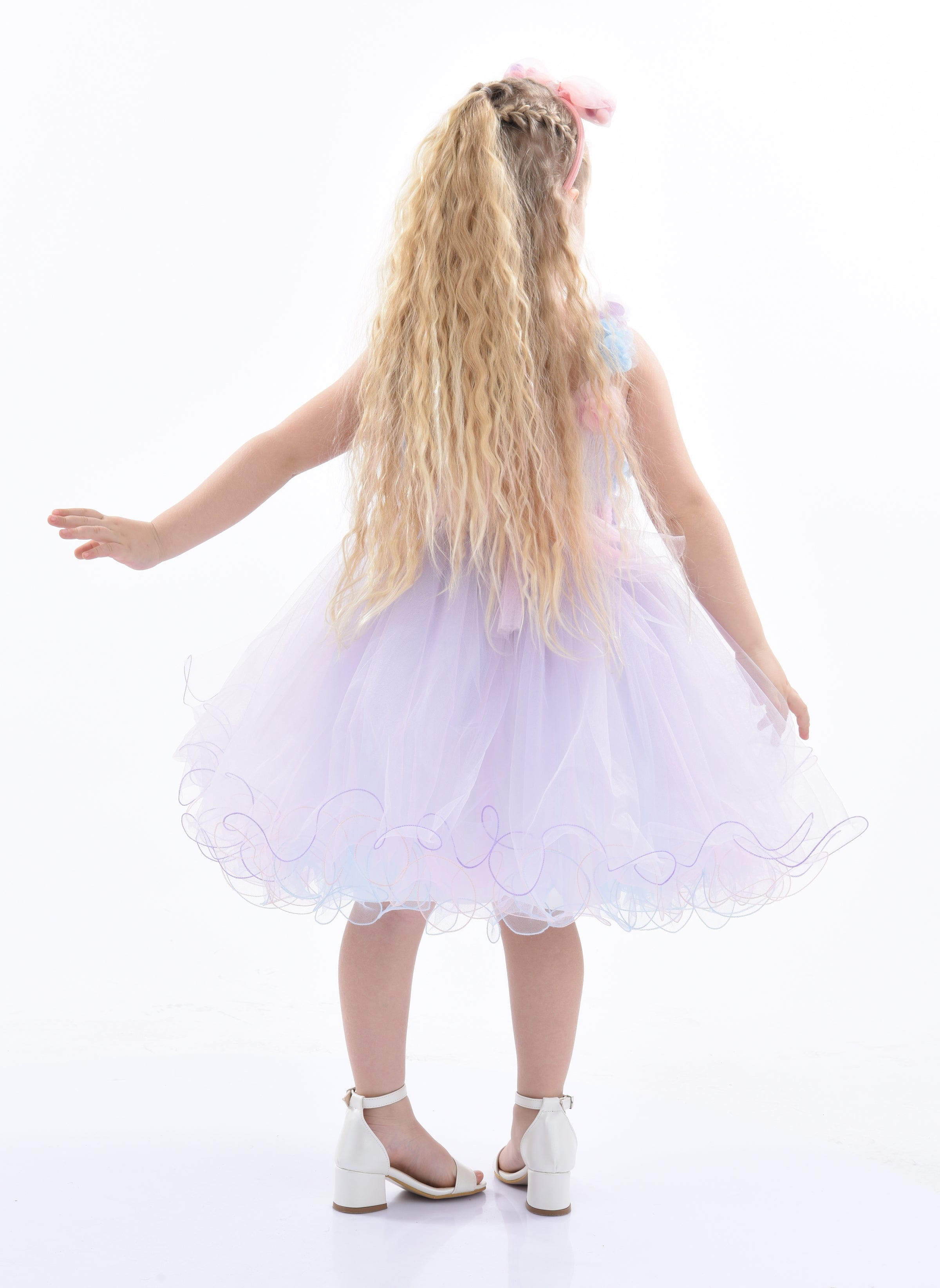 Lilac Rose Campanula Dress