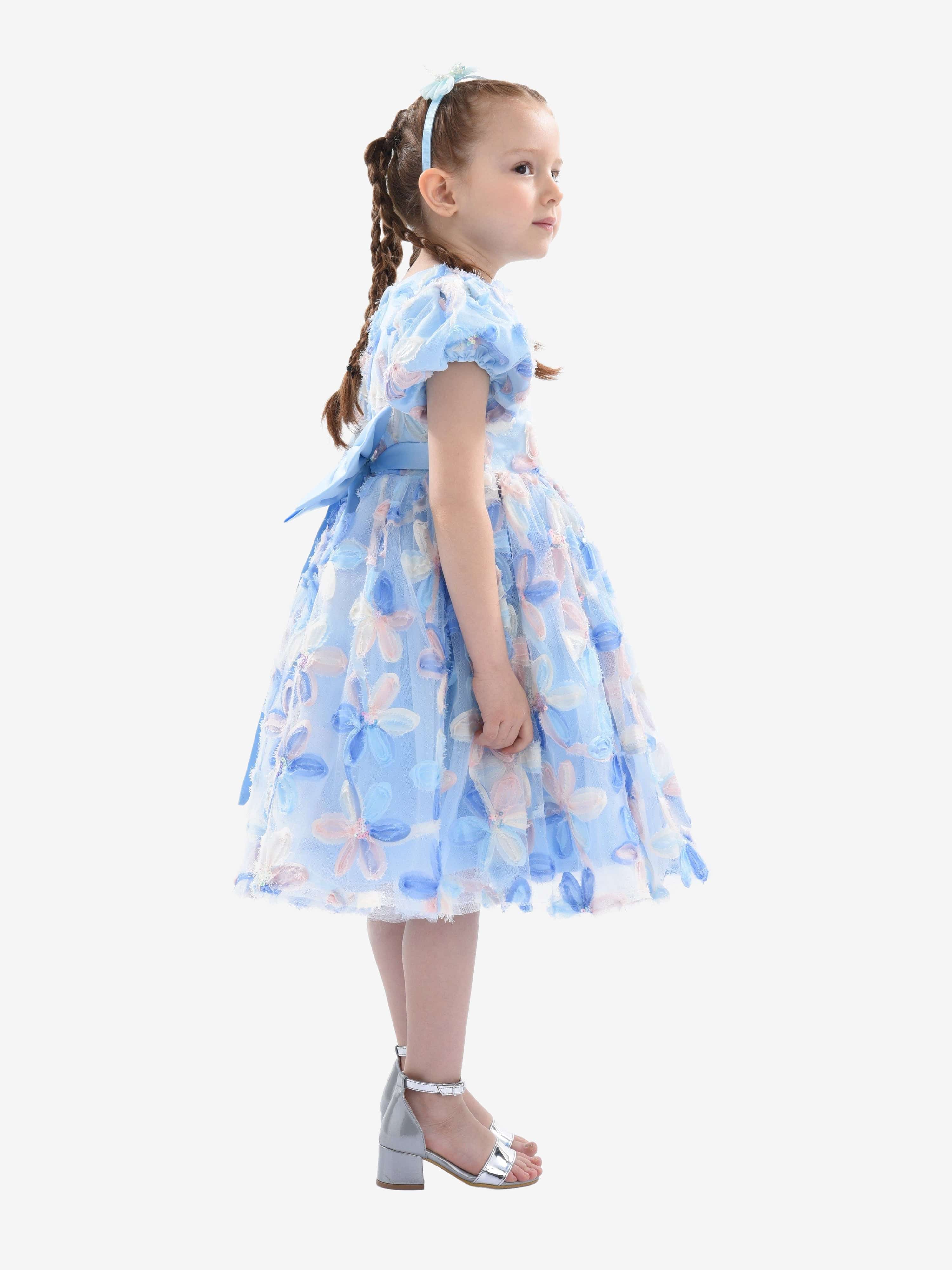 Blue Daisy Party Dress