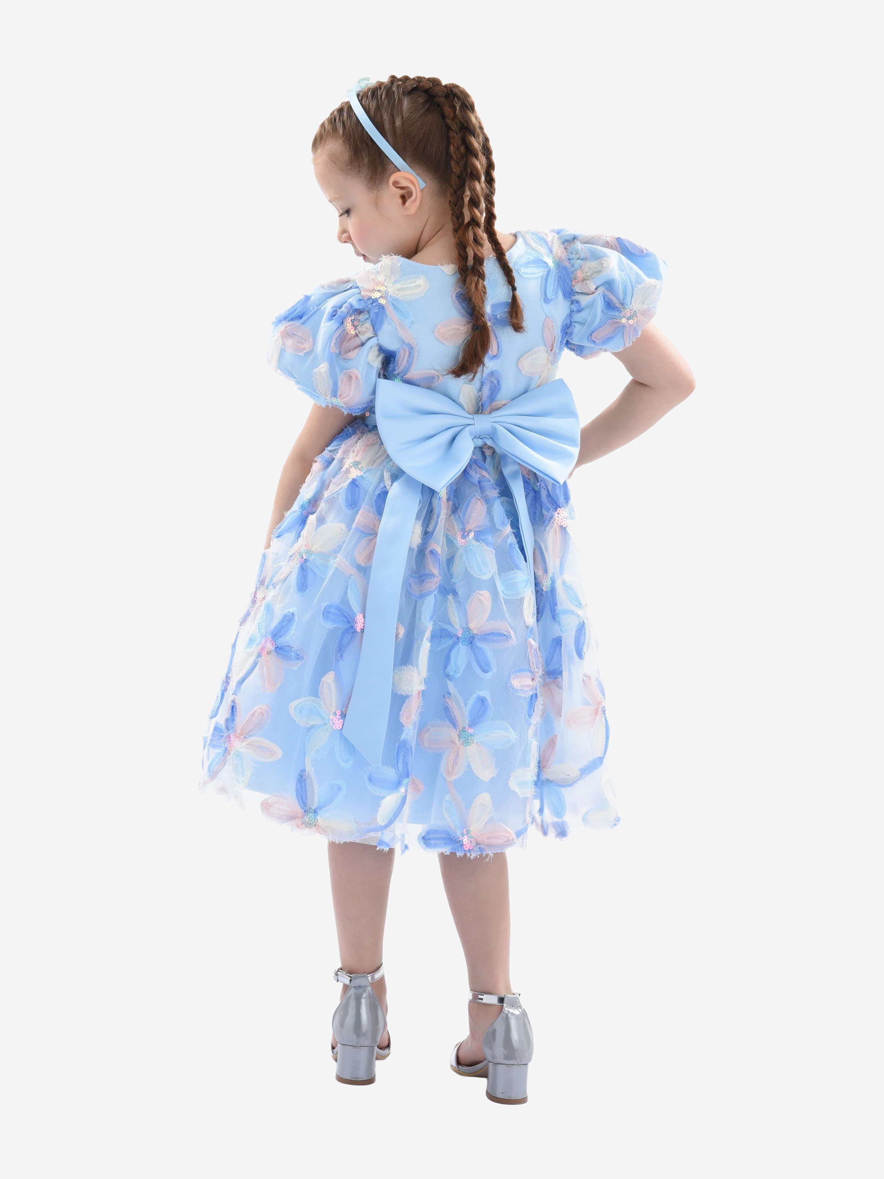 Blue Daisy Party Dress