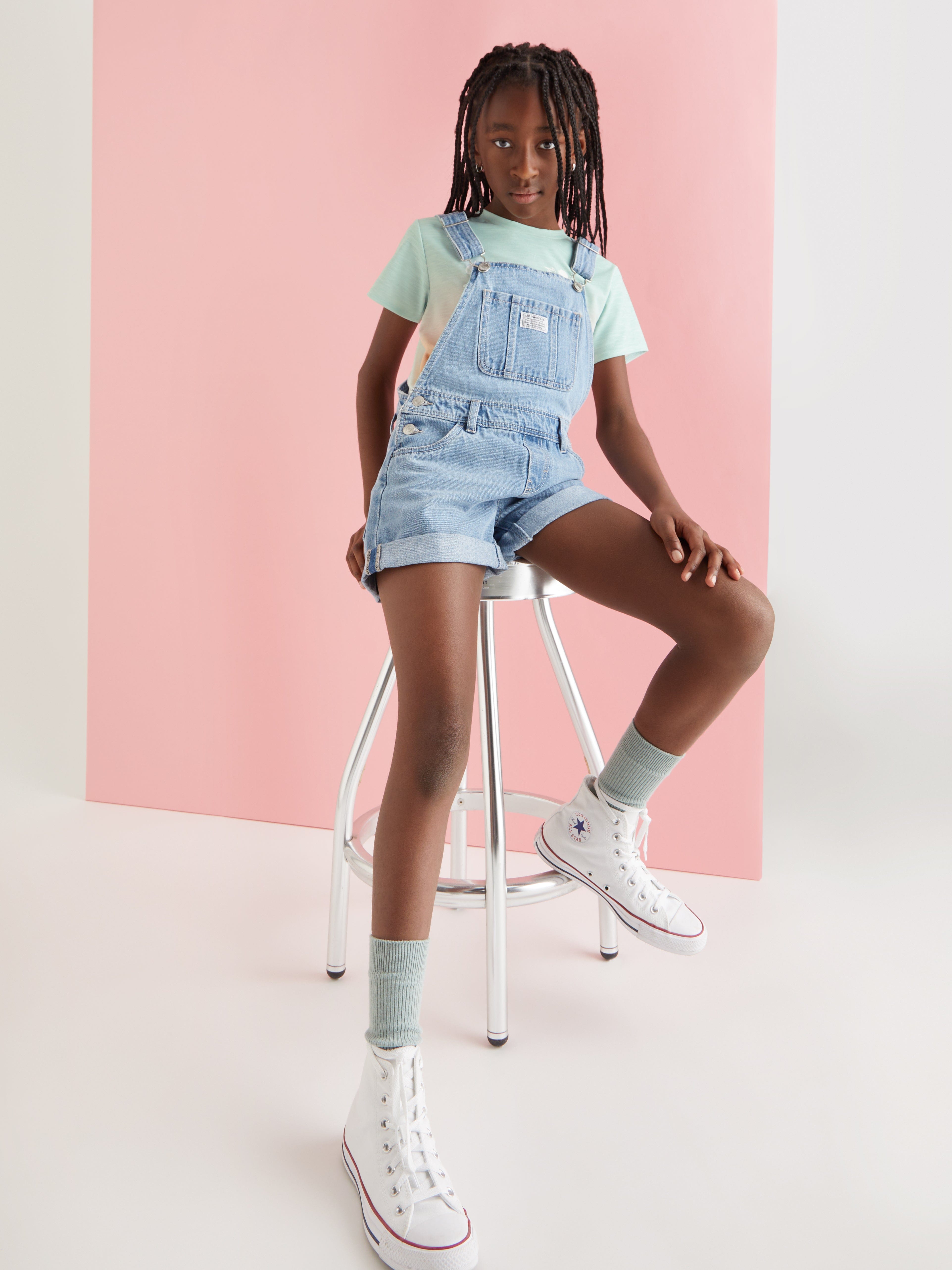 Levi's Wear Girls Classic Shortall in Blue