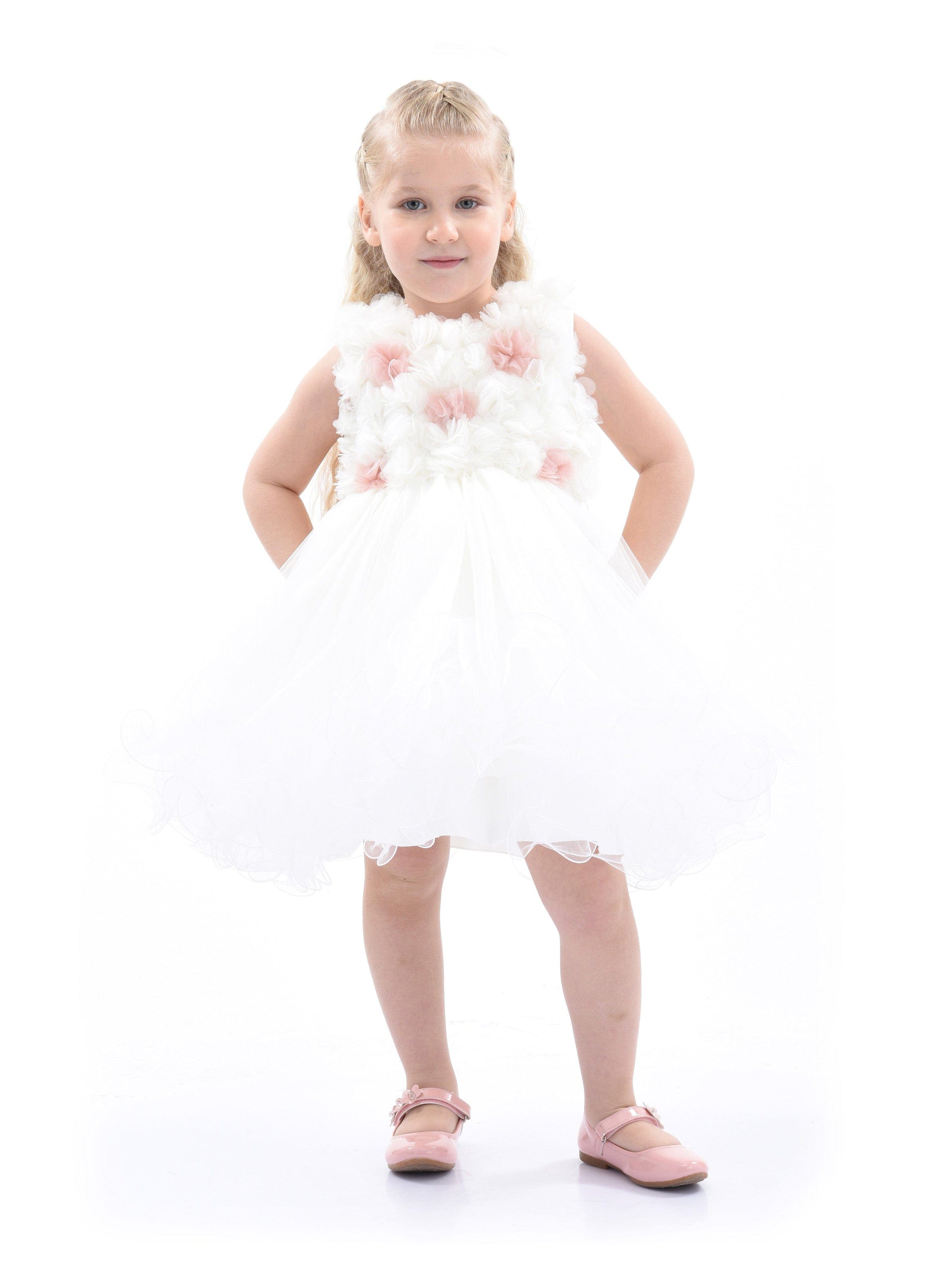 White Cambriana Floral Dress