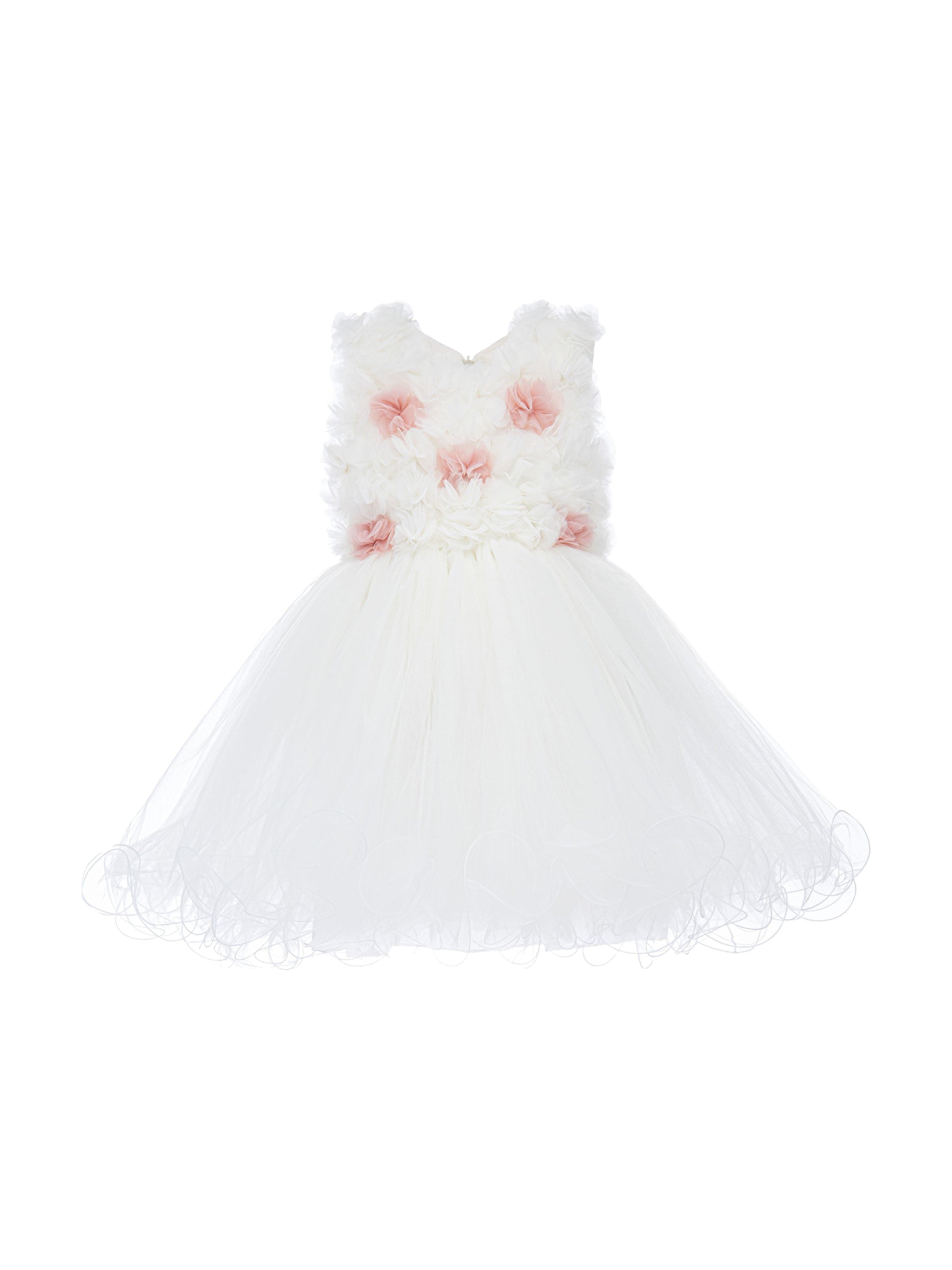 White Cambriana Floral Dress