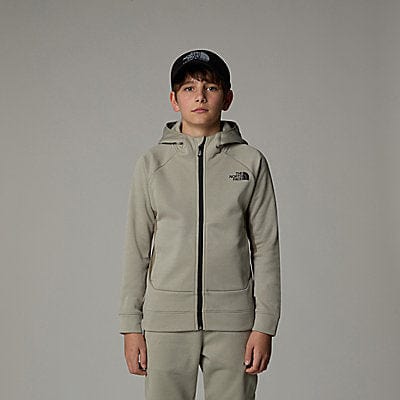 The North Face Boys Mountain Athletics Full Zip Hoodie in Beige