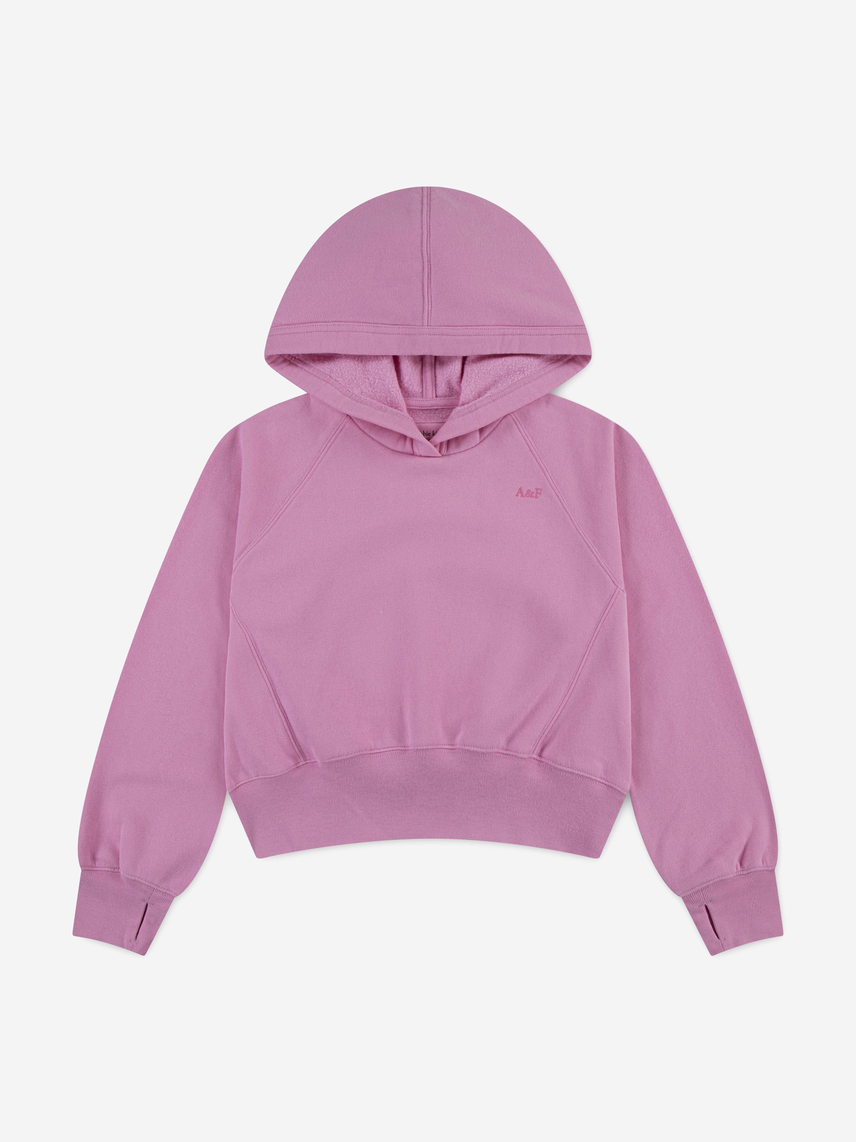 Abercrombie & Fitch Girls Essential Hoodie in Pink