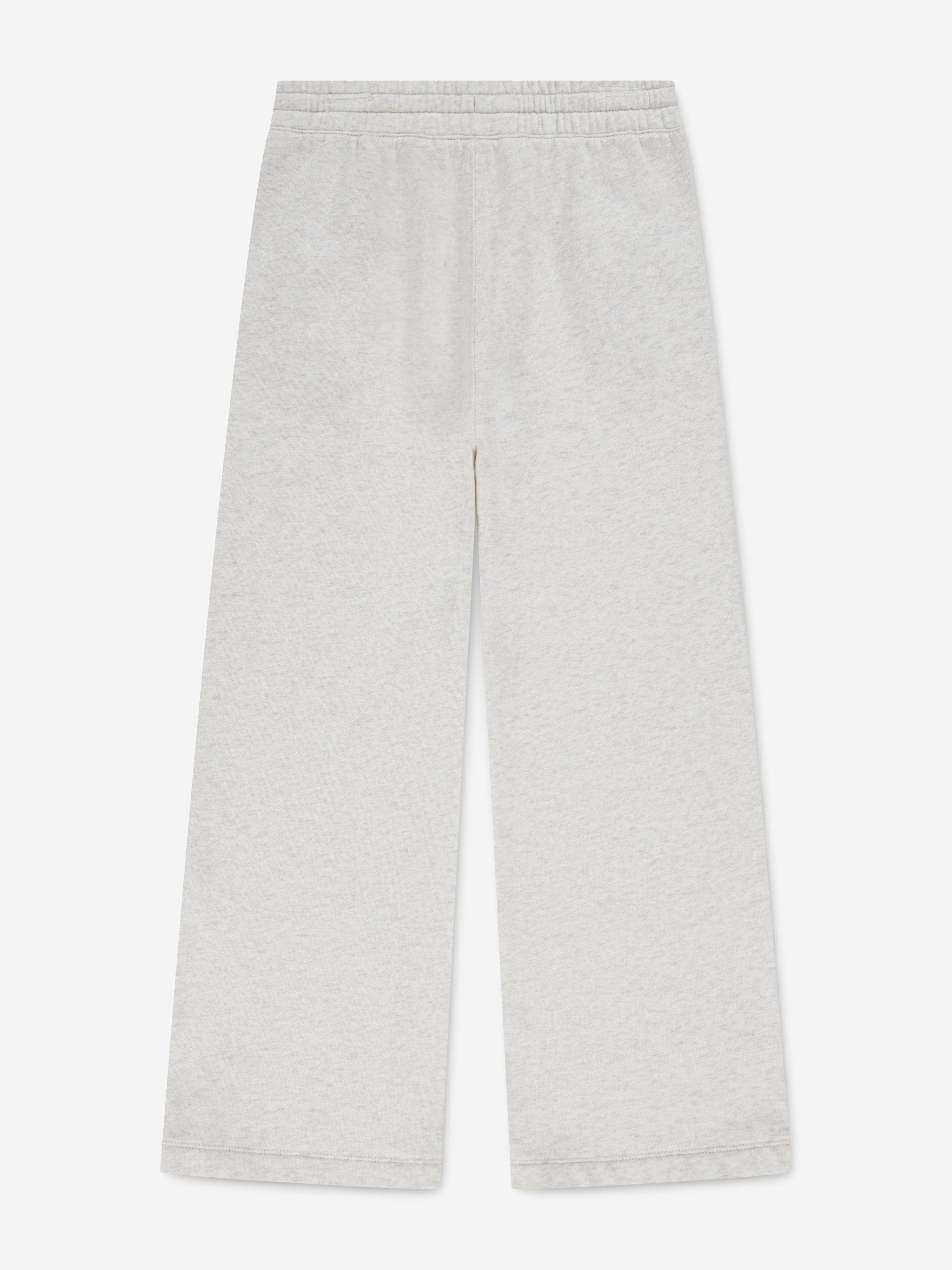 Abercrombie & Fitch Girls Essential Wide Leg Joggers in Grey