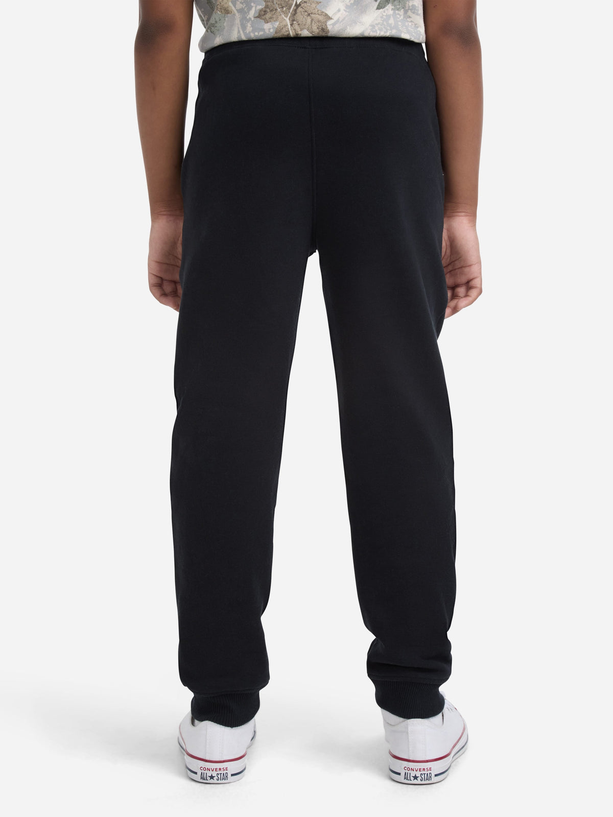 Abercrombie & Fitch Boys Essential Fleece Joggers in Black
