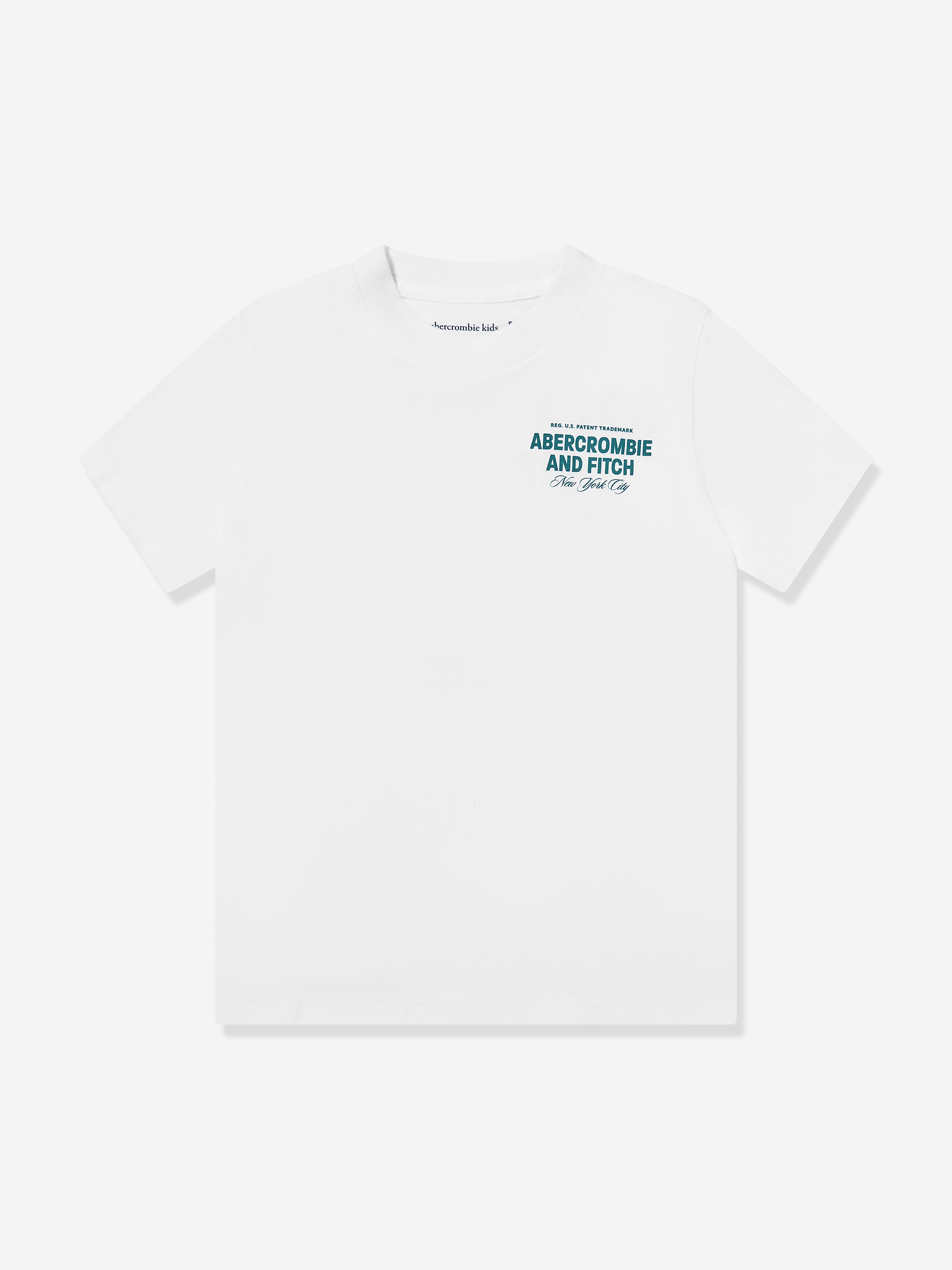 Abercrombie & Fitch Boys City Stack T-Shirt in White