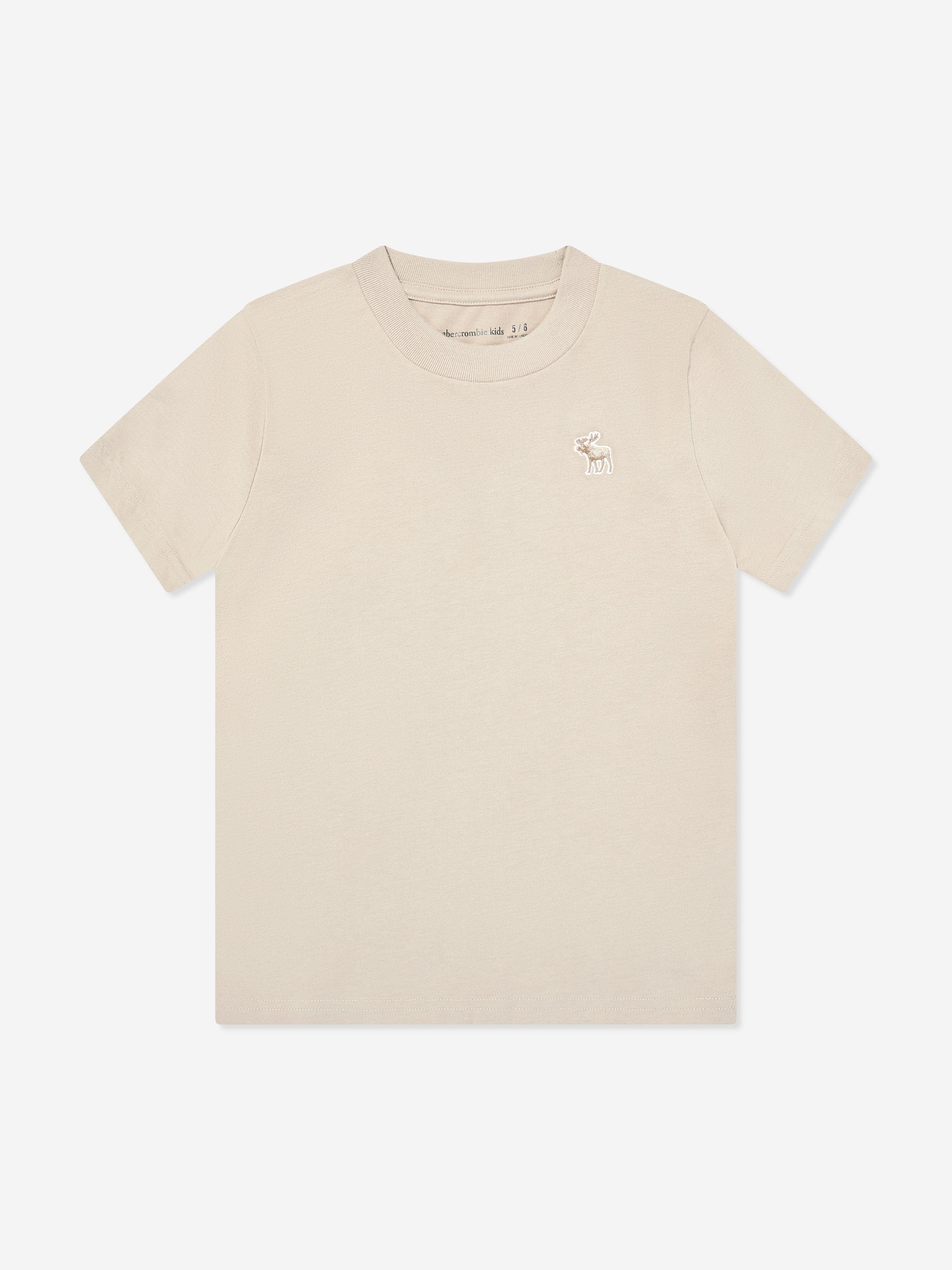 Abercrombie & Fitch Boys 3 Pack T-Shirt Set in Green