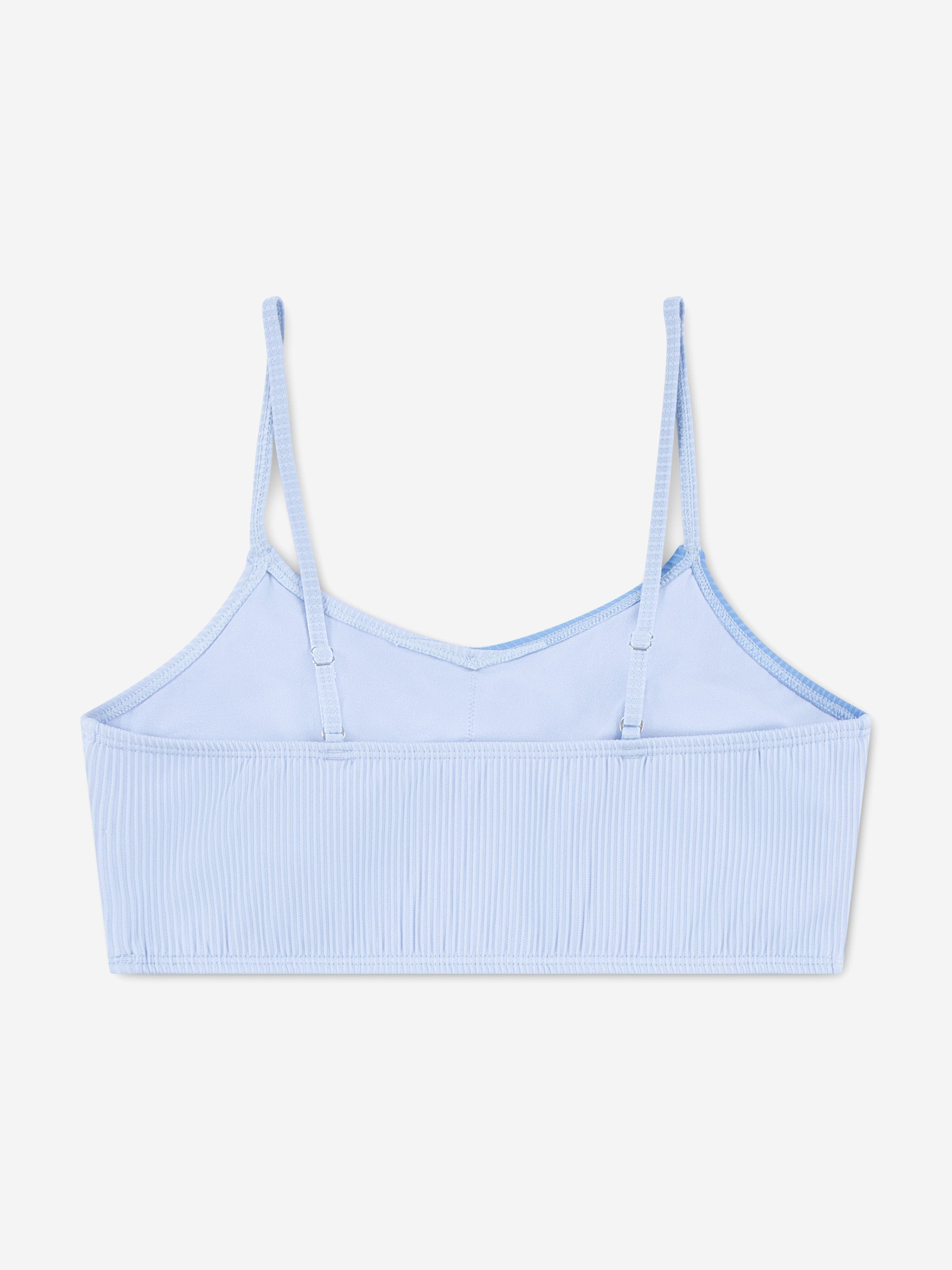 Abercrombie & Fitch Girls Cross Wrap Bikini in Blue