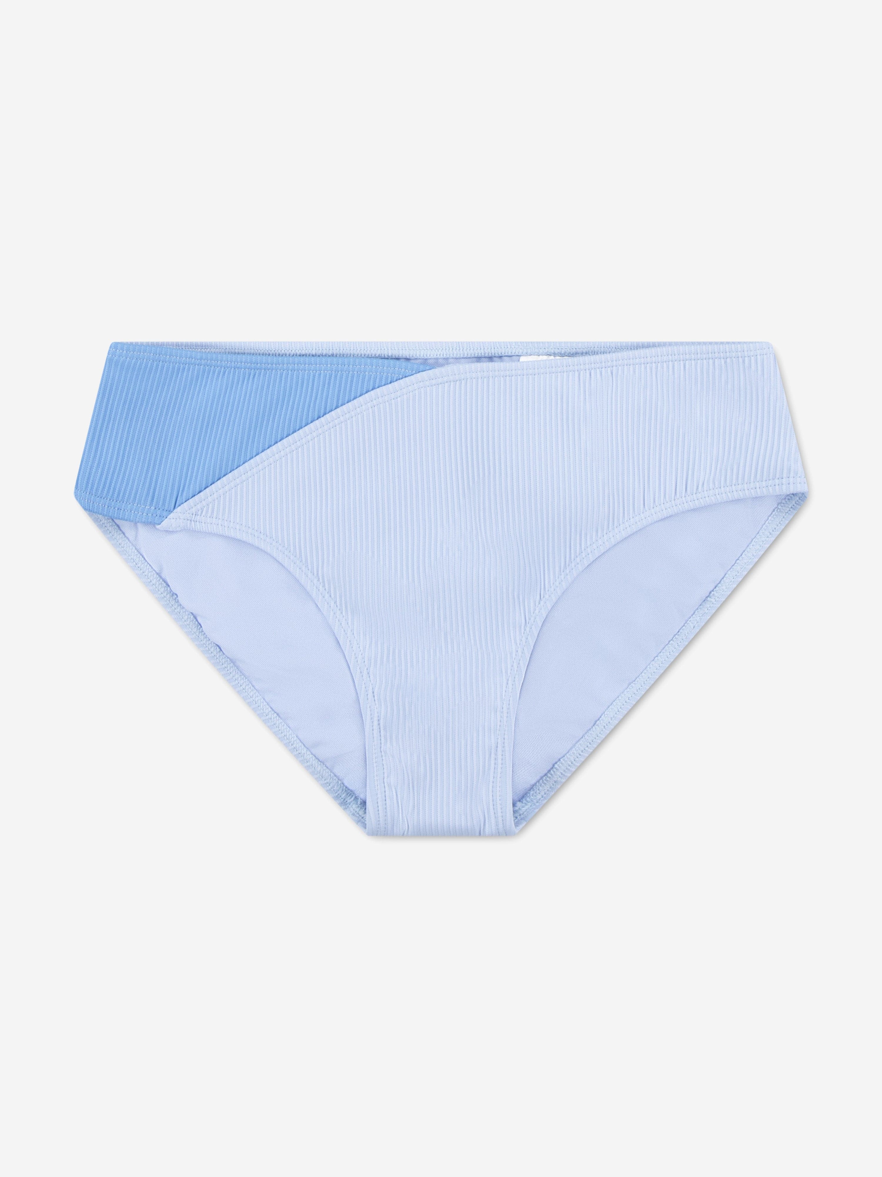Abercrombie & Fitch Girls Cross Wrap Bikini in Blue