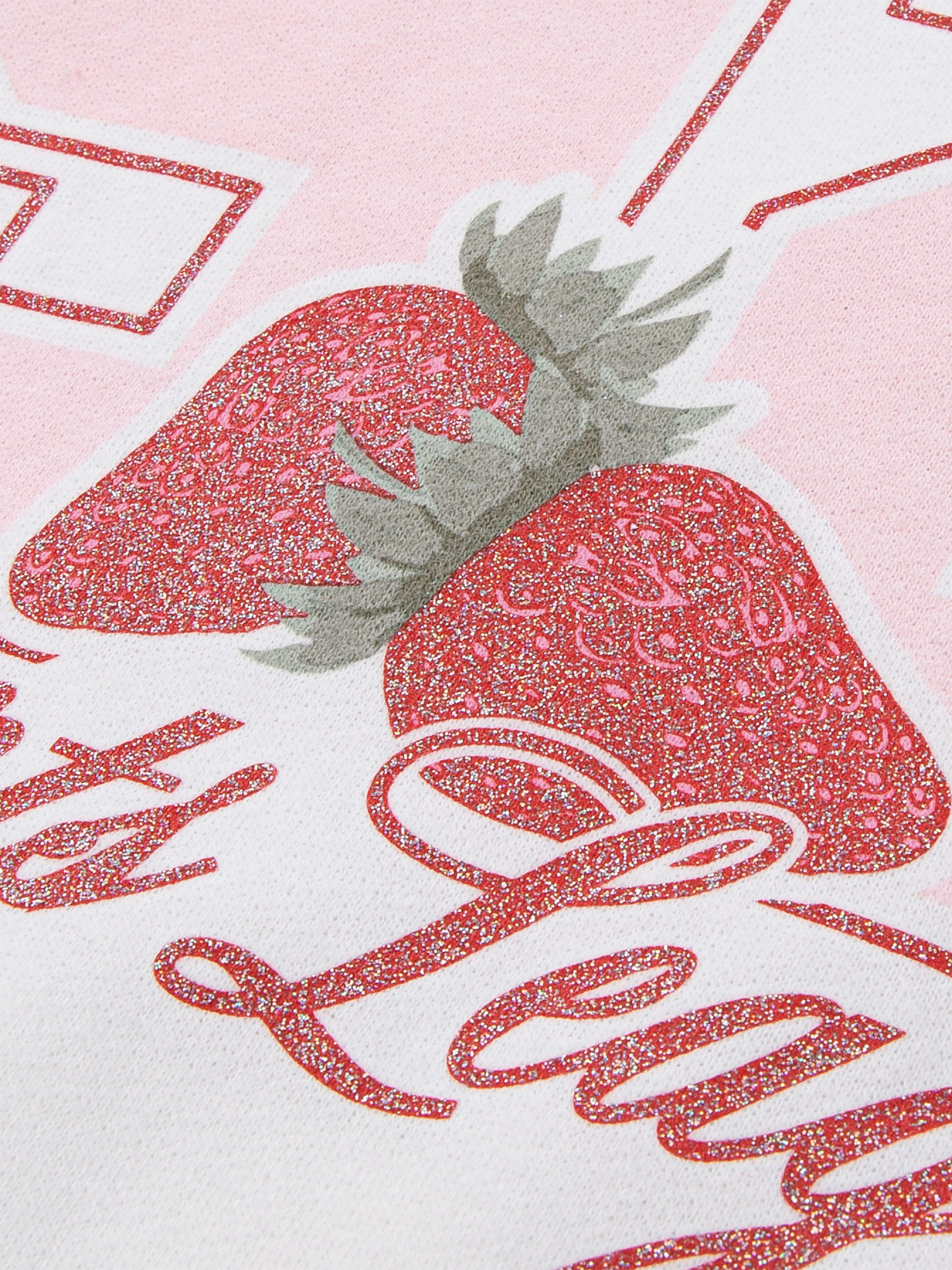 Abercrombie & Fitch Girls 52 Strawberry Hoodie in White