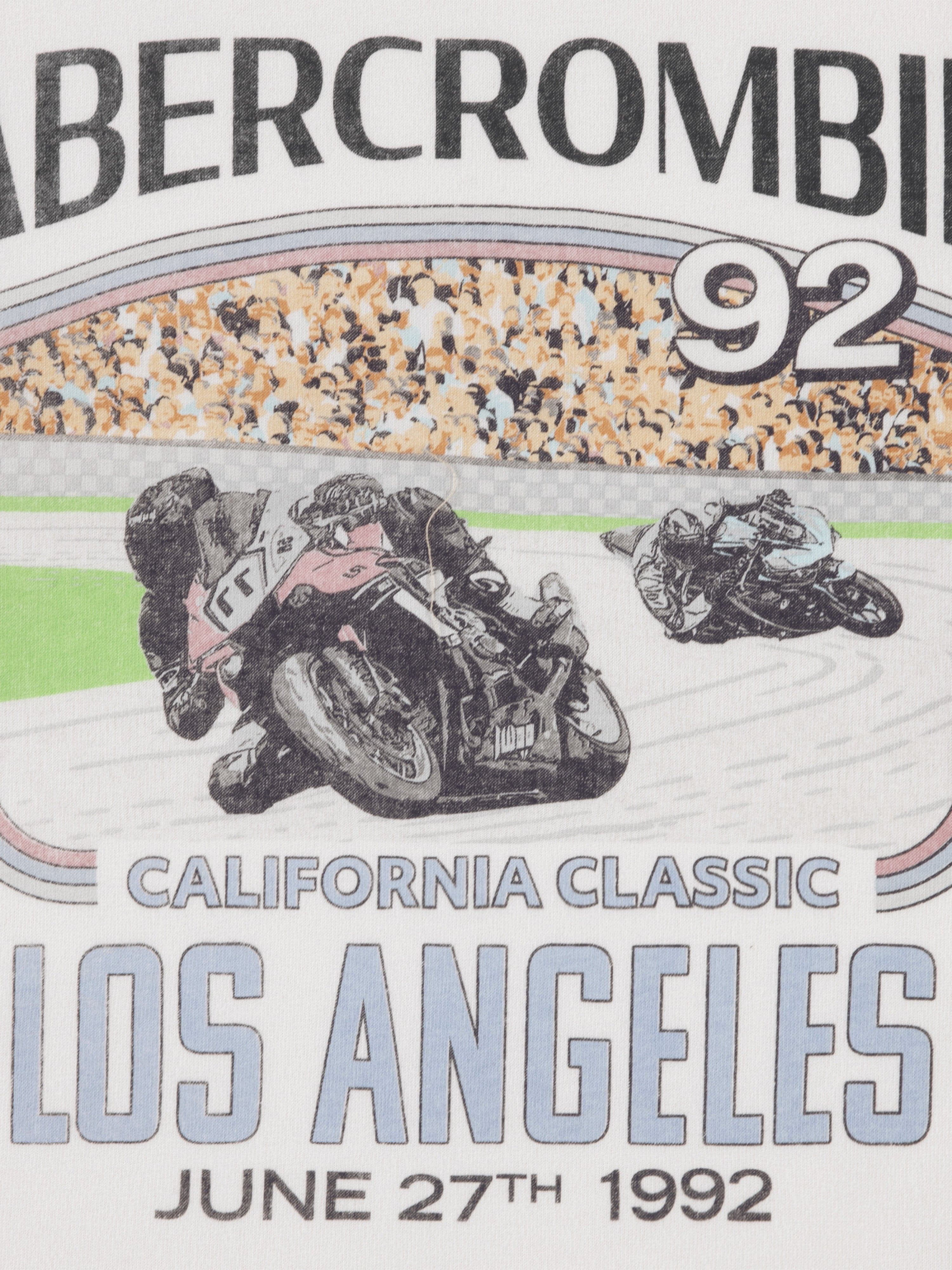 Abercrombie & Fitch Boys California Classic T-Shirt in Ivory