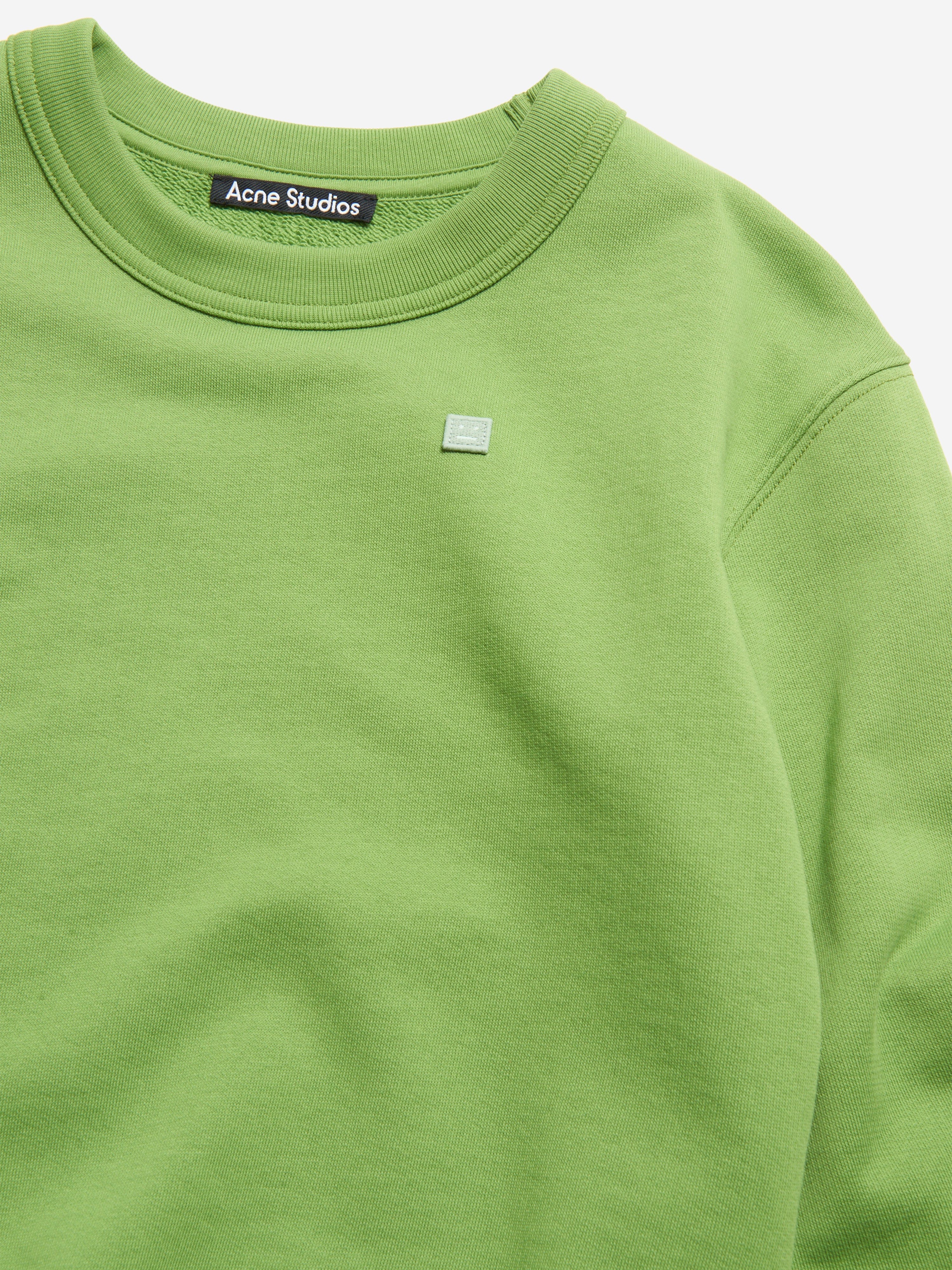 Acne Studios Kids Fairah Face Sweatshirt in Green