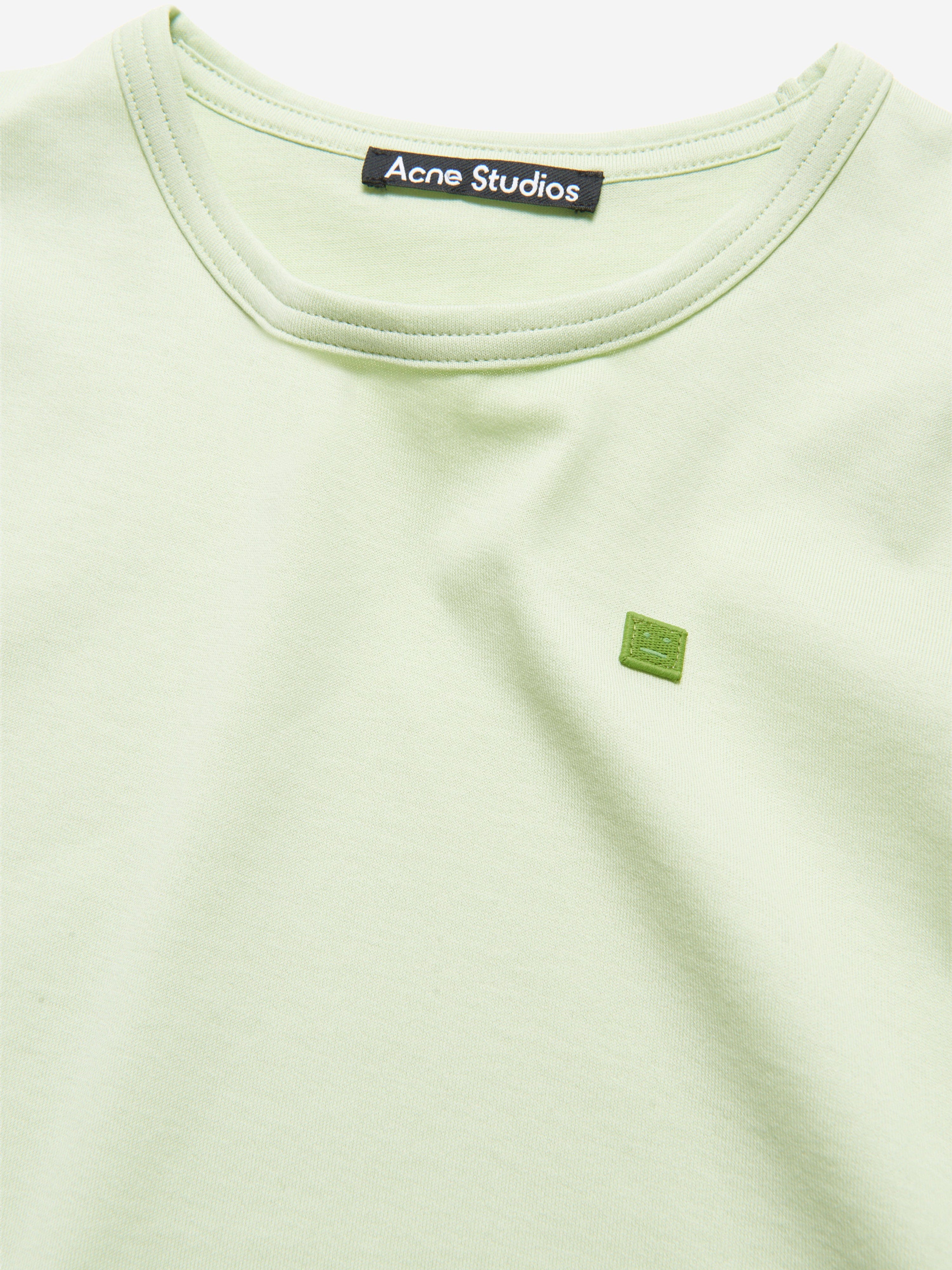 Acne Studios Kids Nash Face T-Shirt in Green