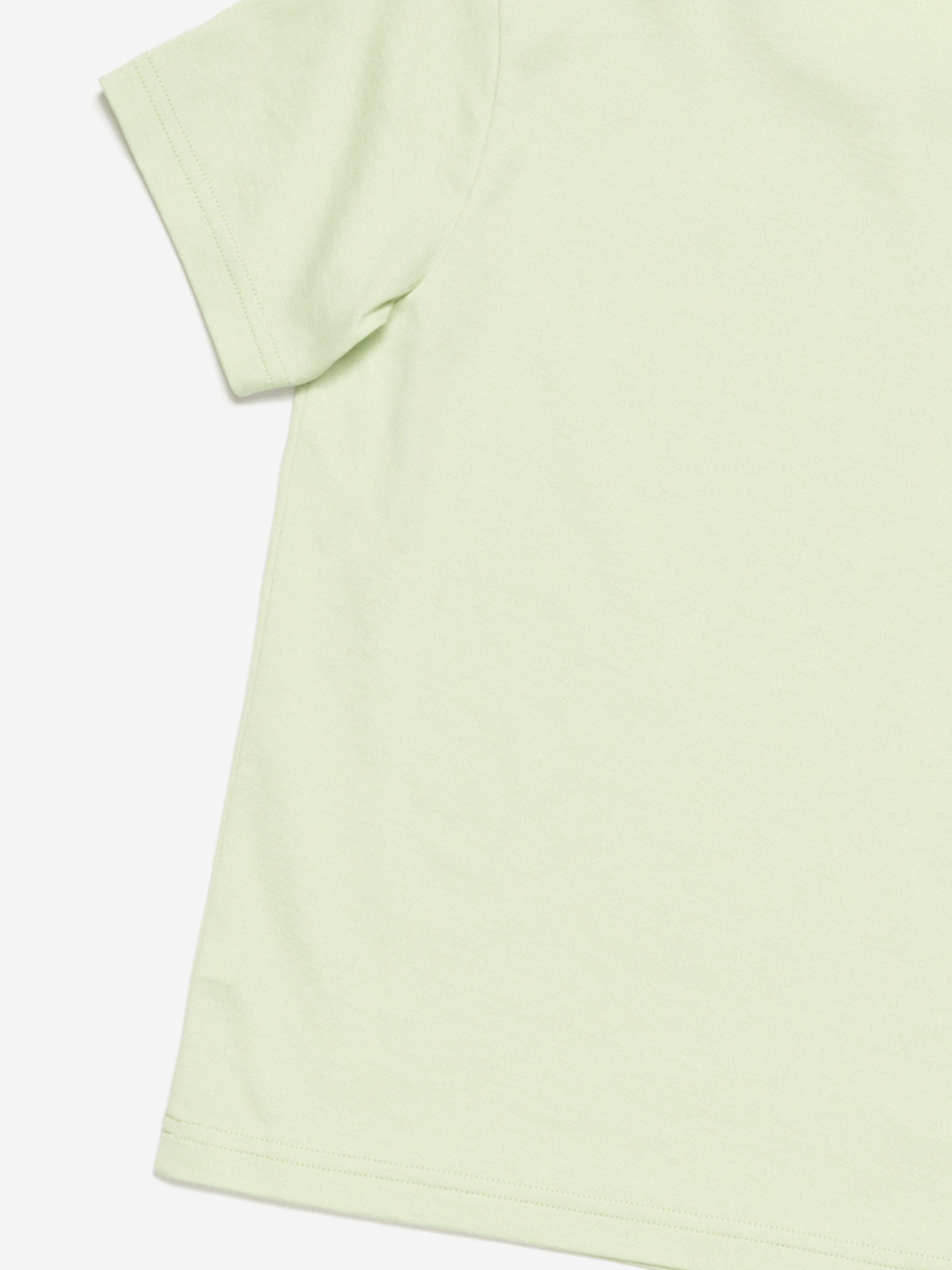 Acne Studios Kids Nash Face T-Shirt in Green