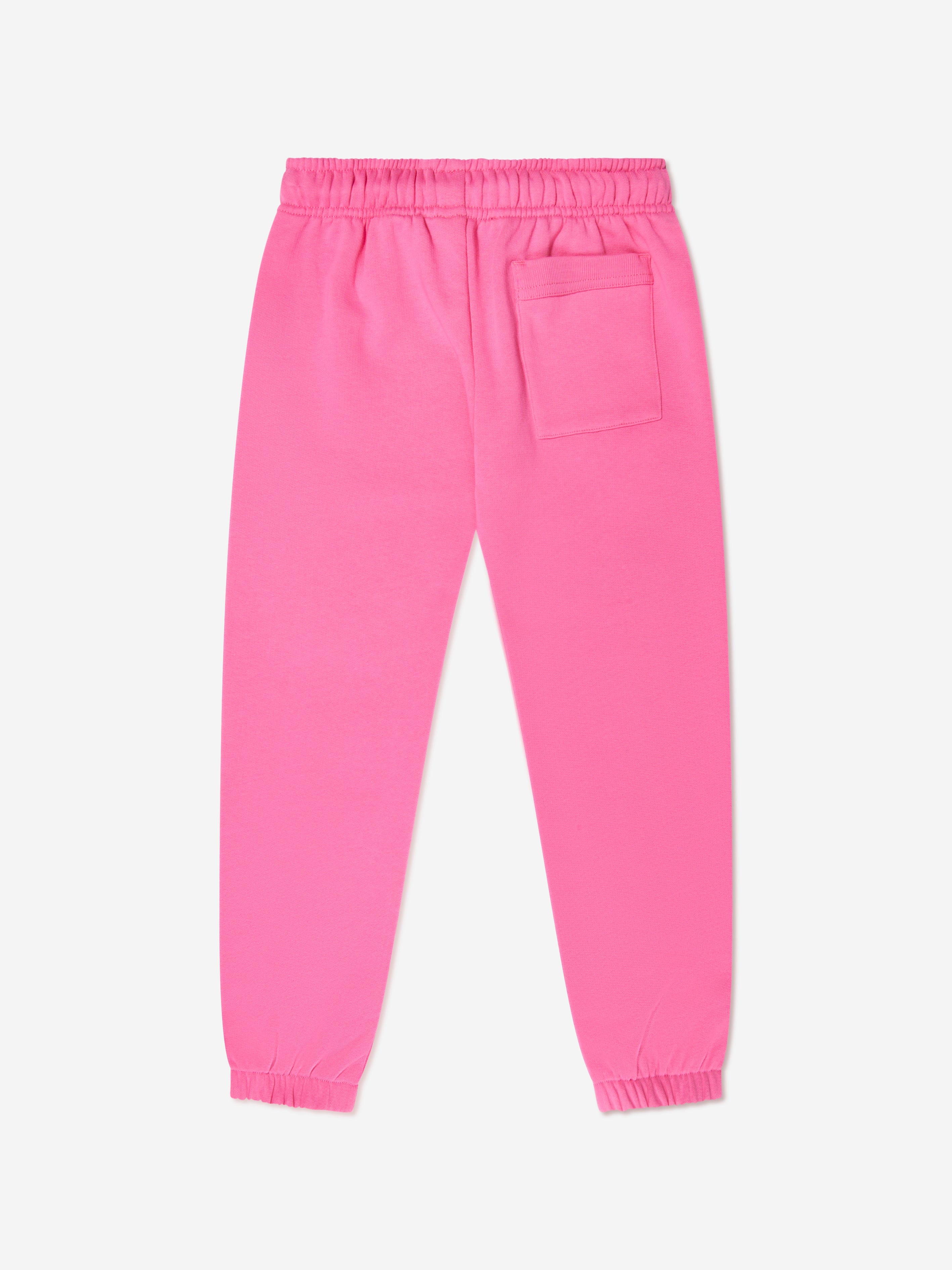 Acne Studios Kids Mini Frack X Face Joggers in Pink