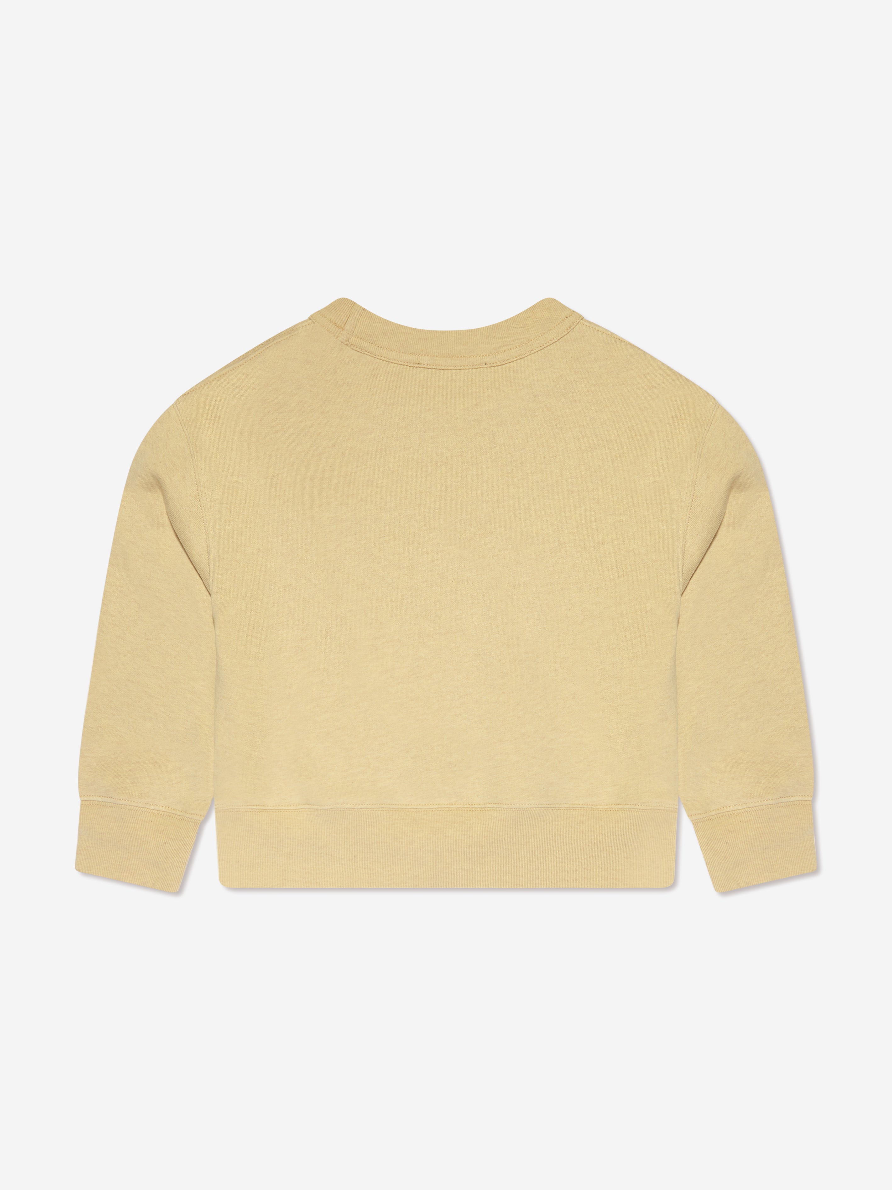 Acne Studios Kids Crew Neck Sweatshirt in Yellow