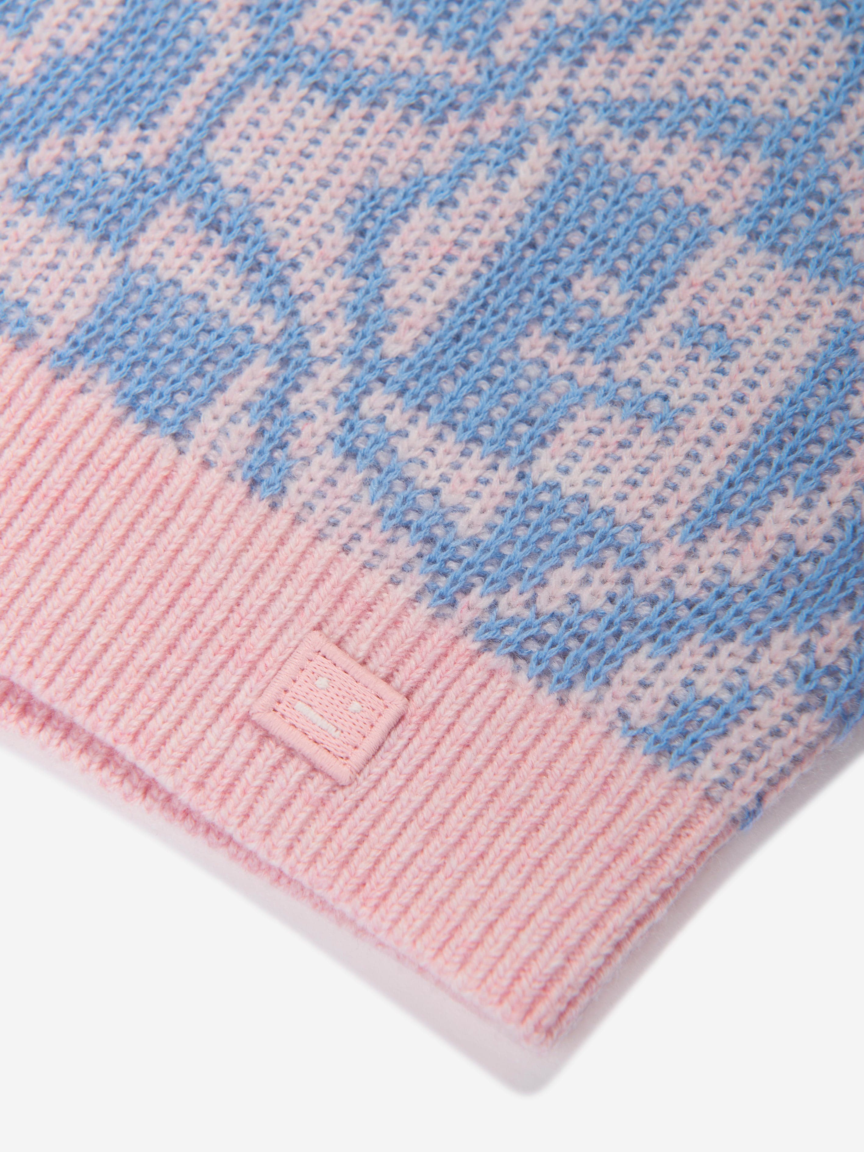 Acne Studios Kids Wool Face Jumper in Multicolour