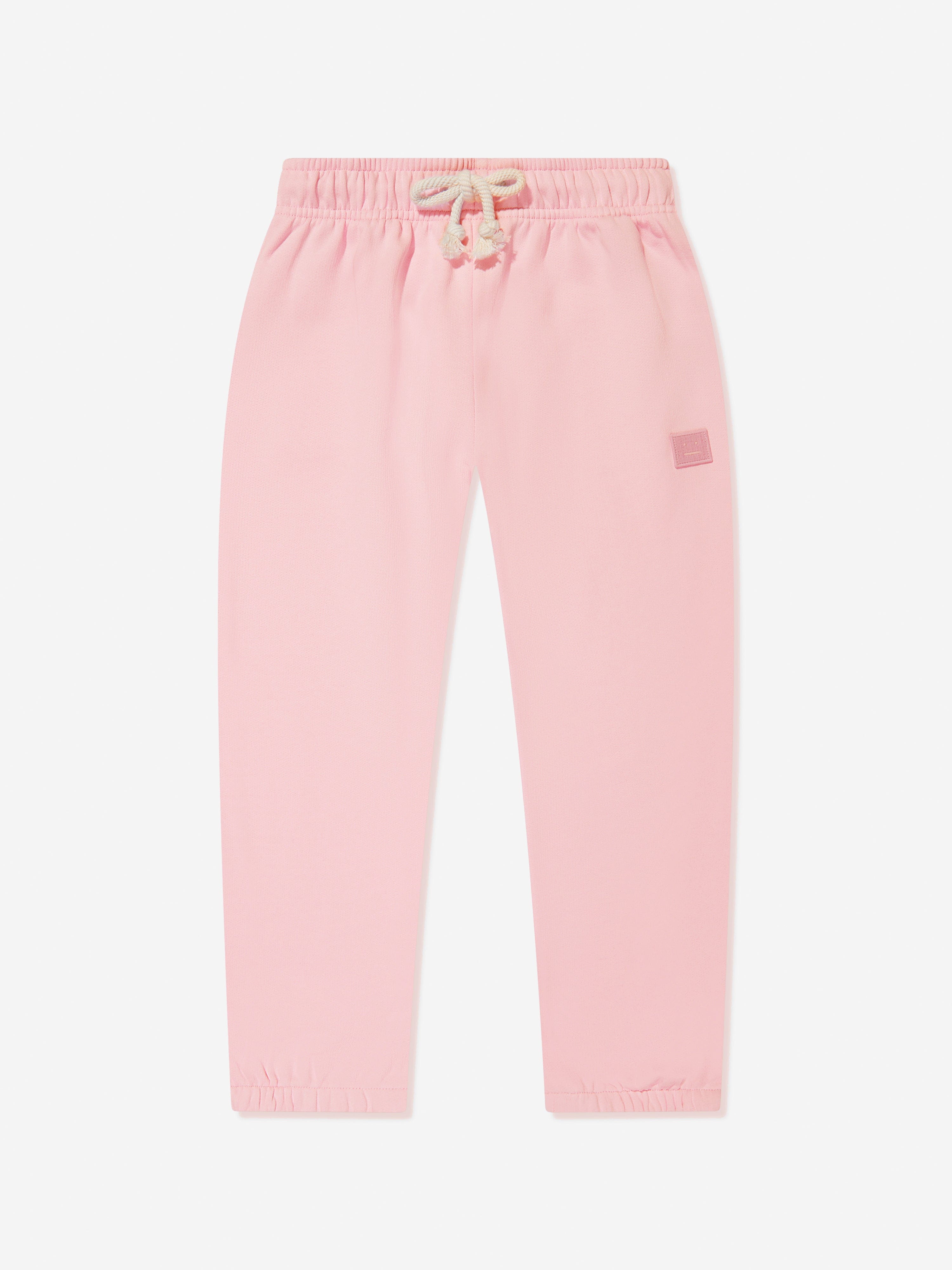 Acne Studios Kids Logo Joggers in Pink