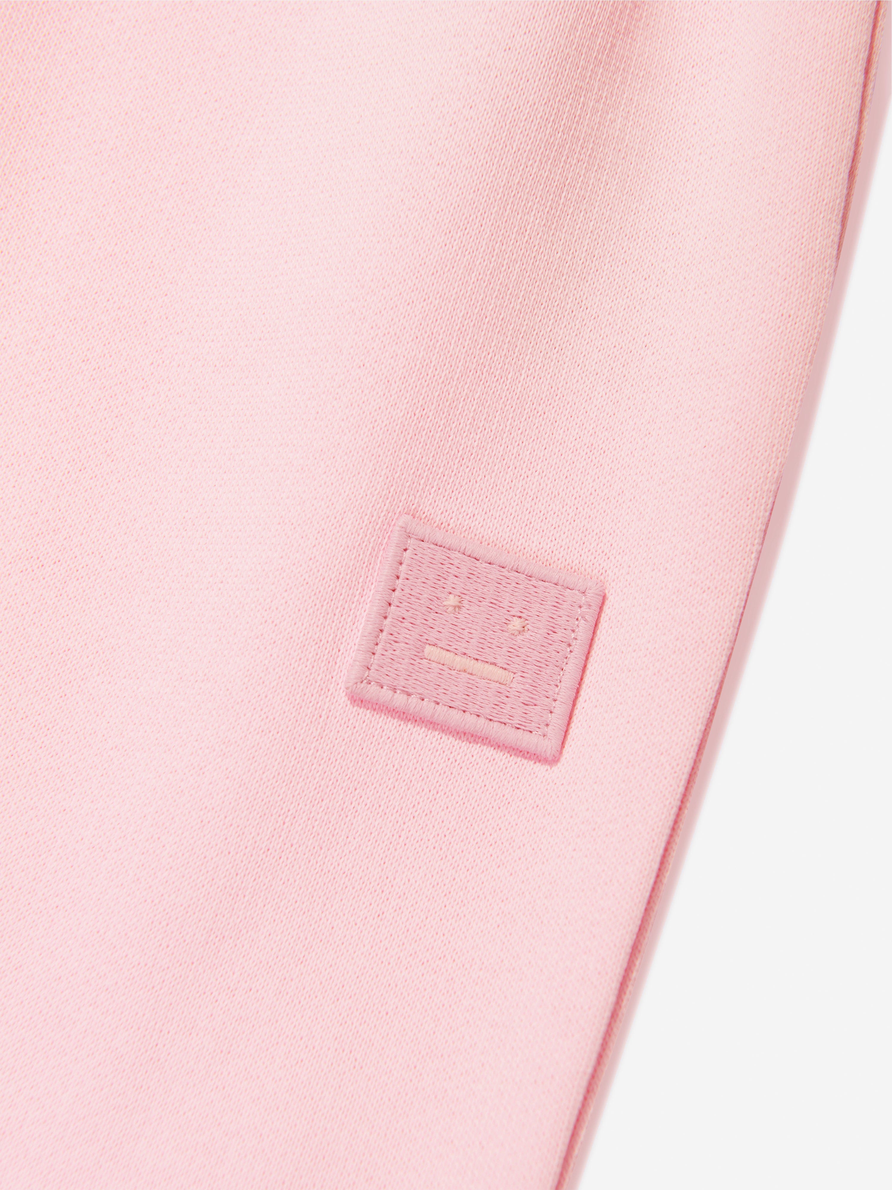 Acne Studios Kids Logo Joggers in Pink