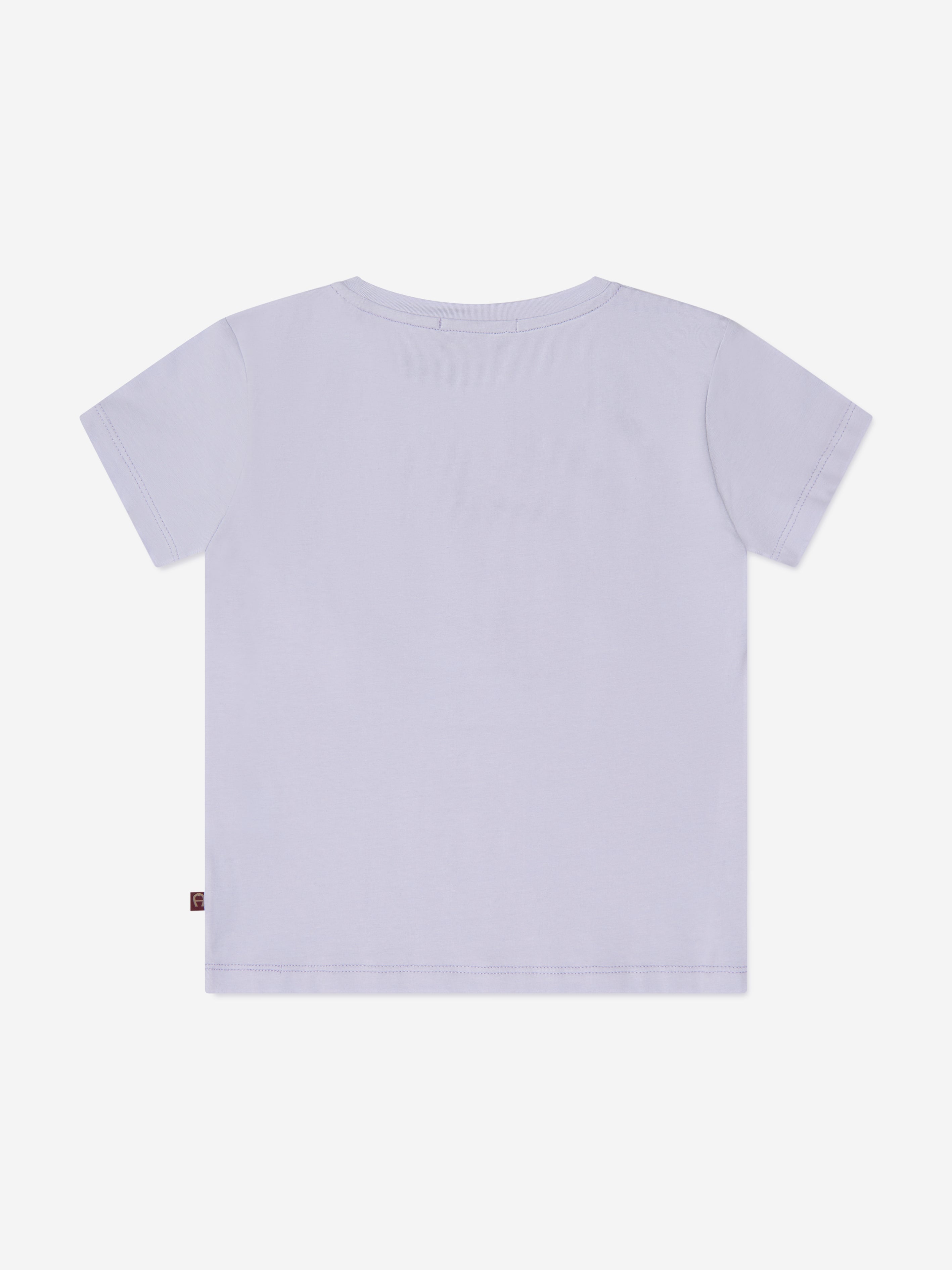 Aigner Girls Logo T-Shirt in Purple