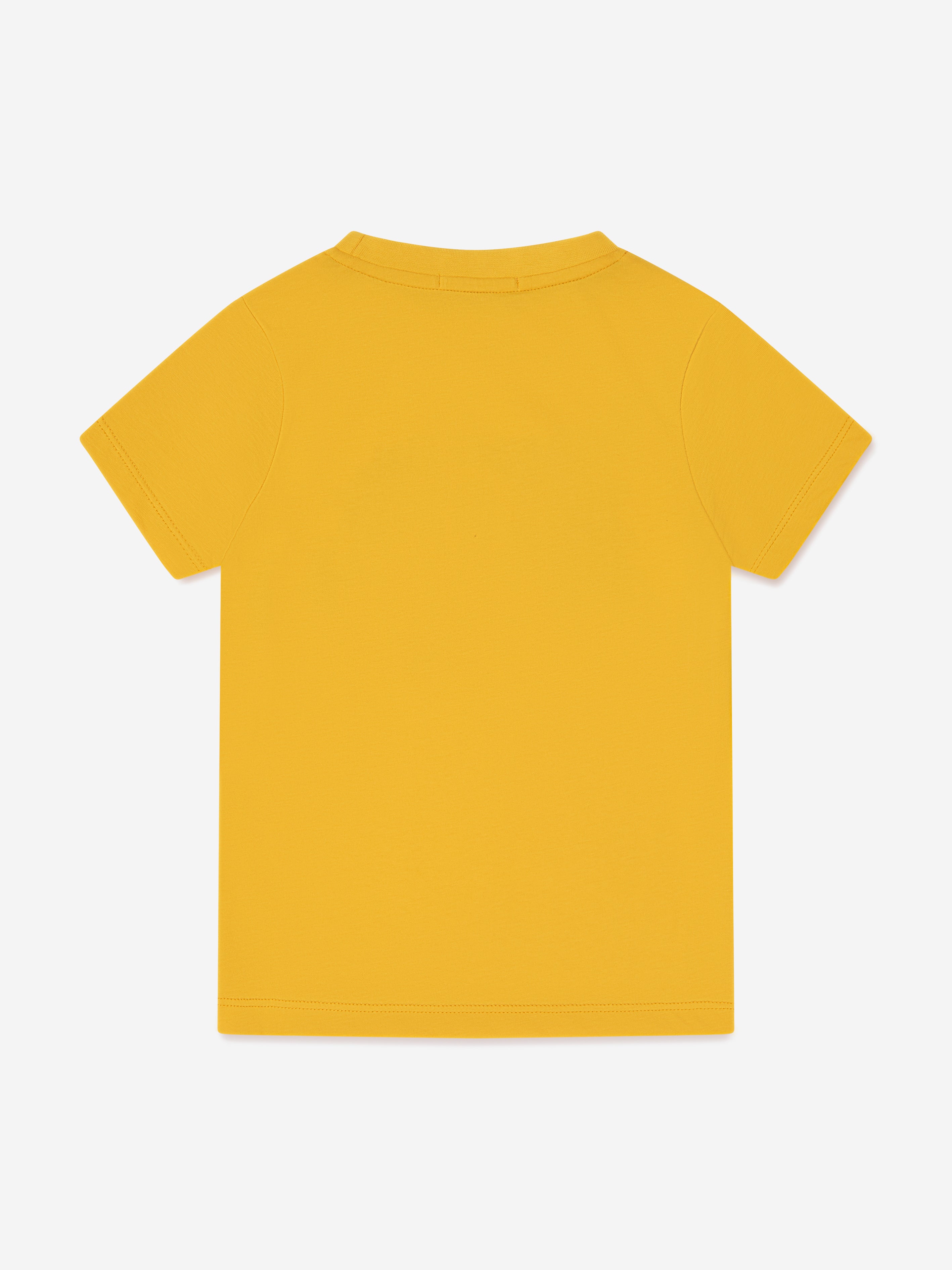 Aigner Boys Logo T-Shirt in Yellow