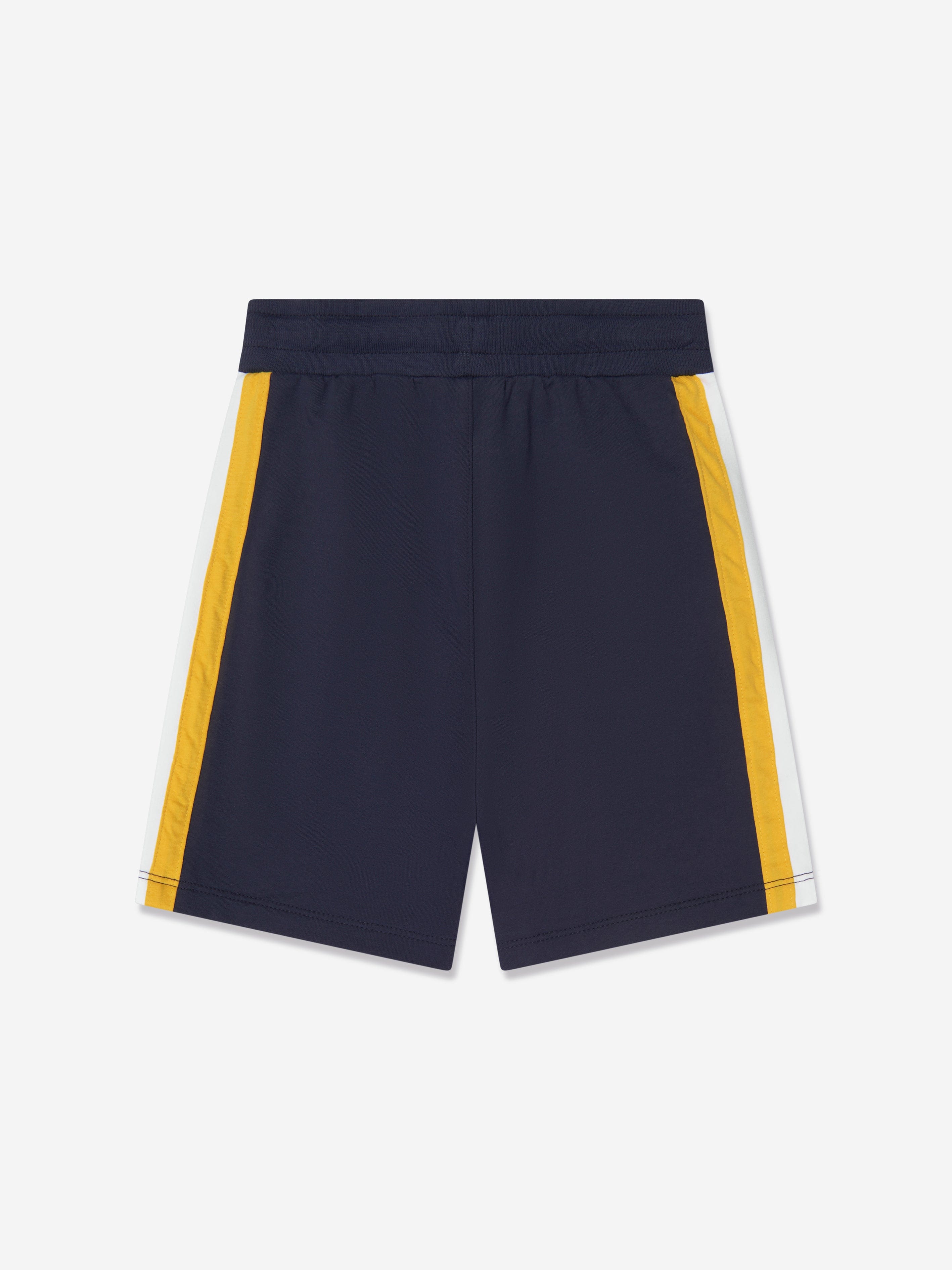 Aigner Boys Logo Bermuda Shorts in Navy