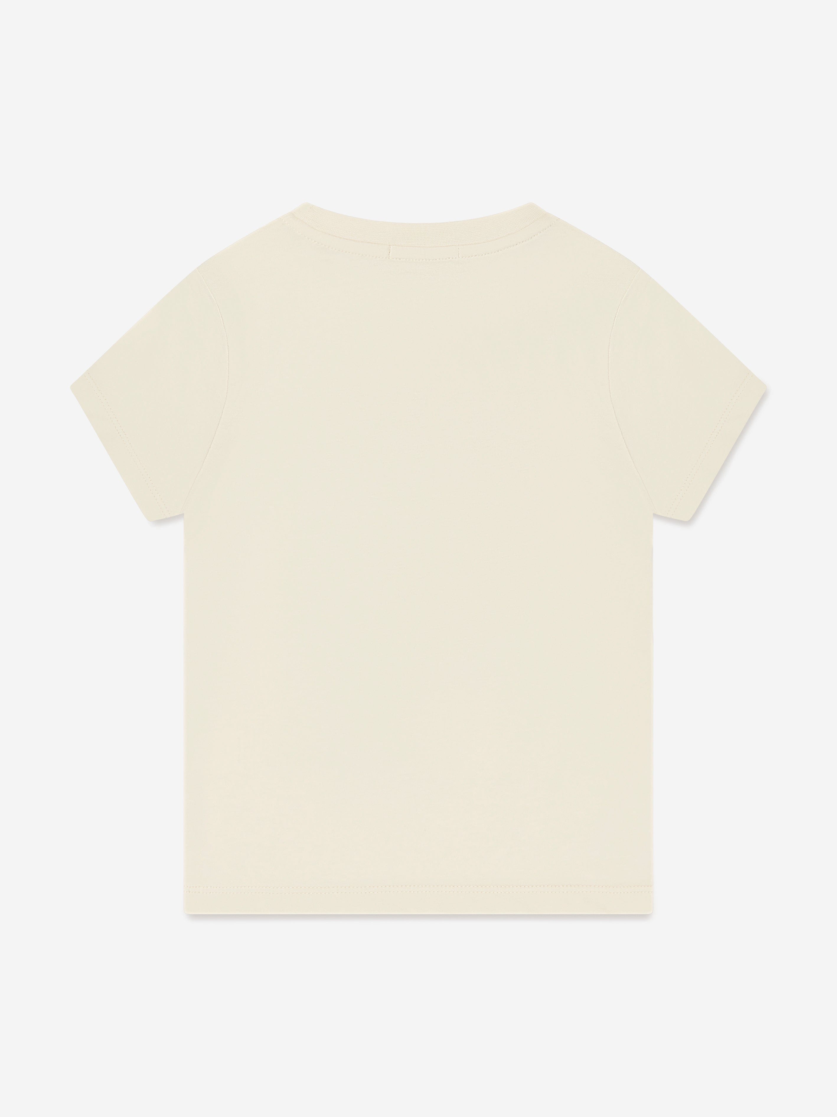 Aigner Boys Logo T-Shirt in Beige