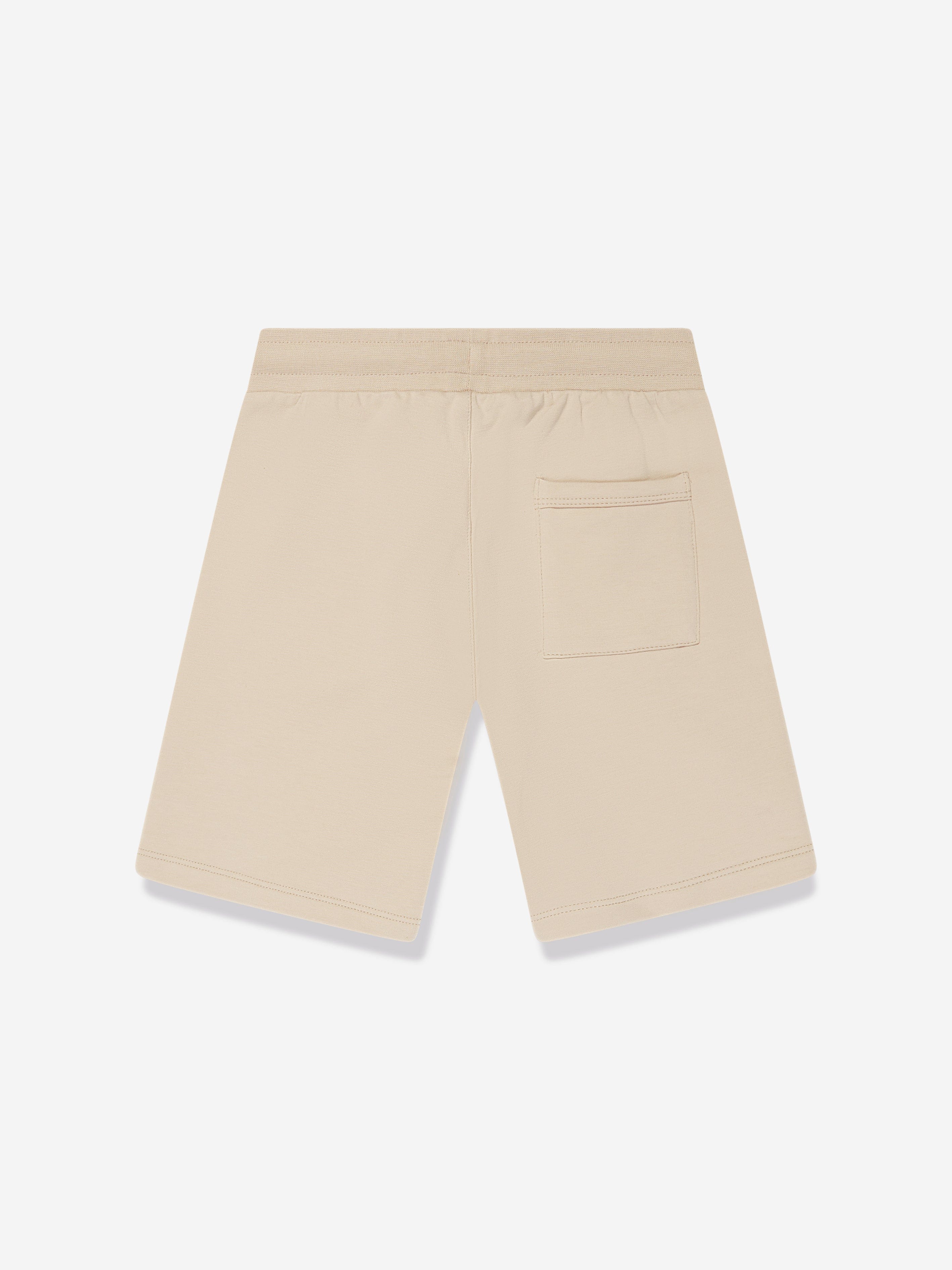 Aigner Boys Logo Shorts in Beige