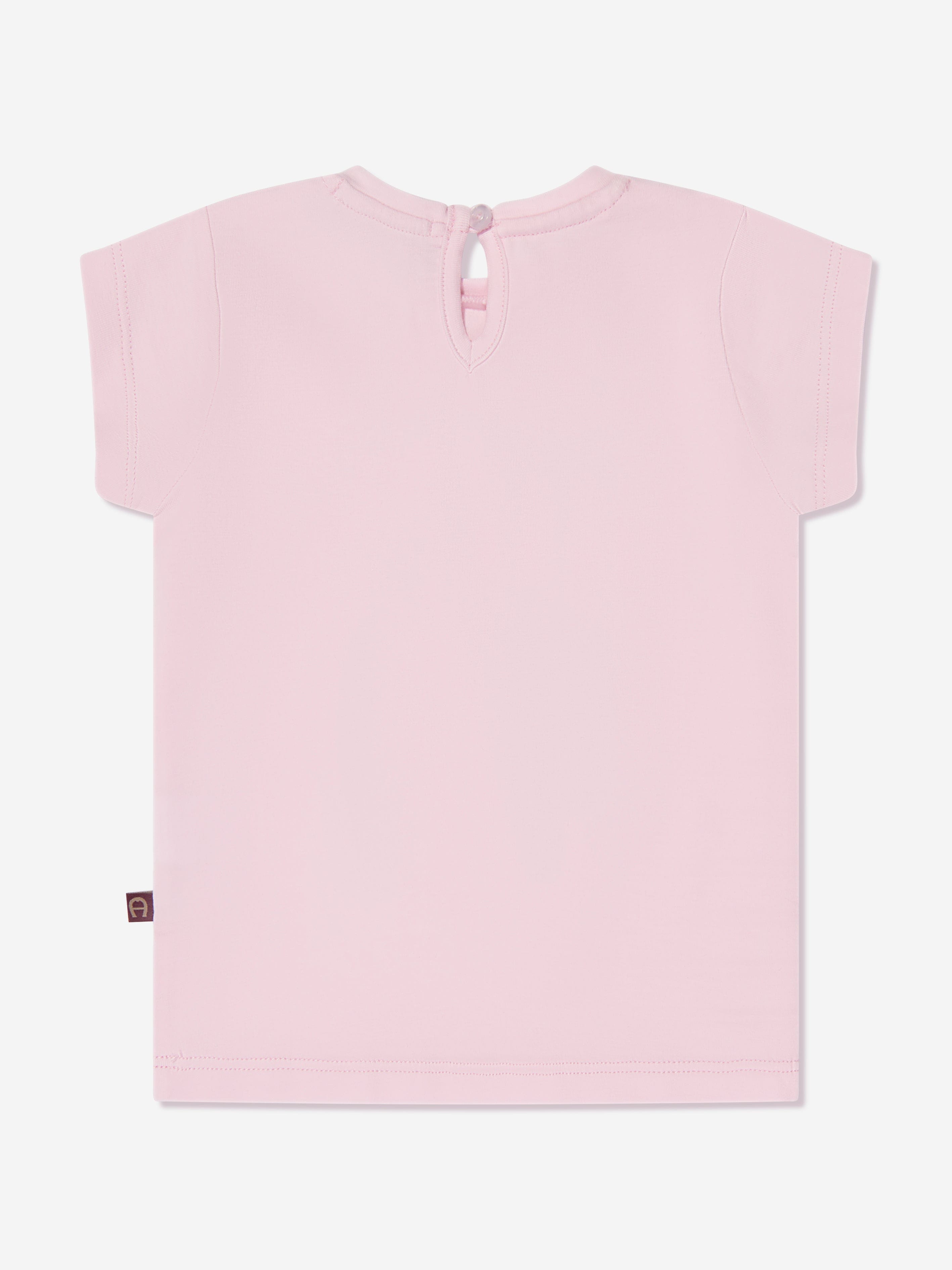 Aigner Baby Girls Logo T-Shirt in Pink