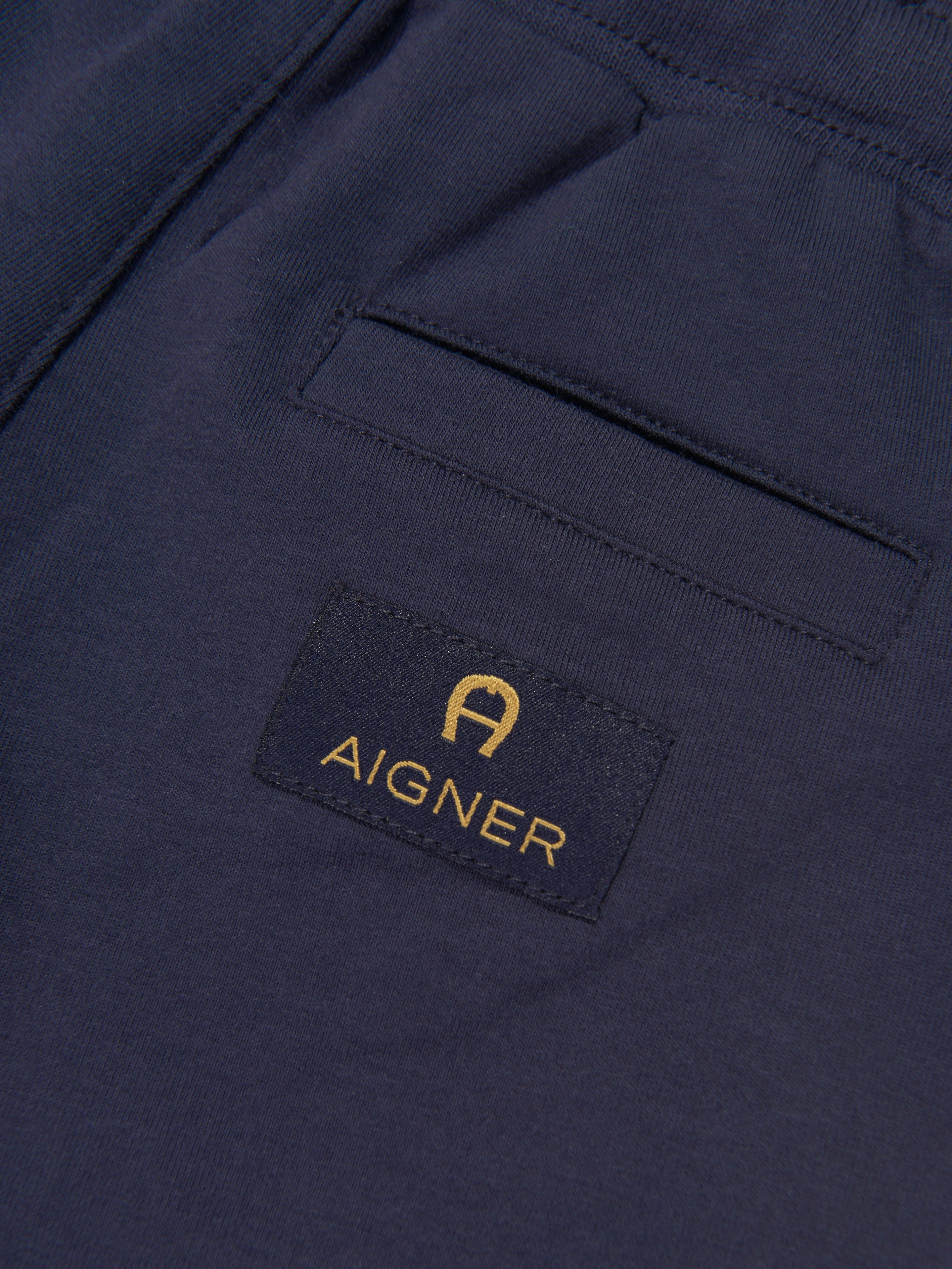 Aigner Baby Boys Logo Shorts in Navy