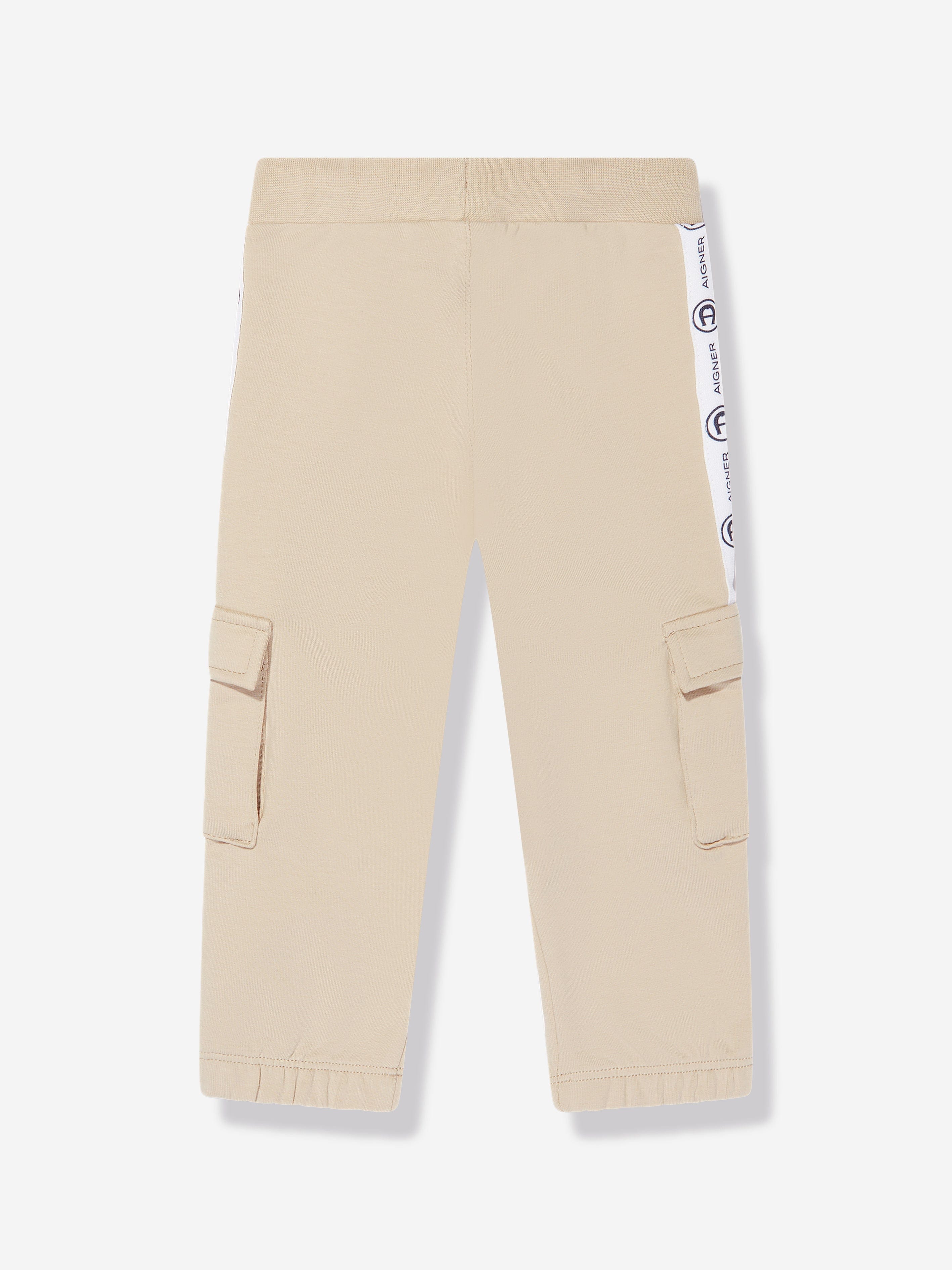 Aigner Baby Boys Cargo Joggers in Beige