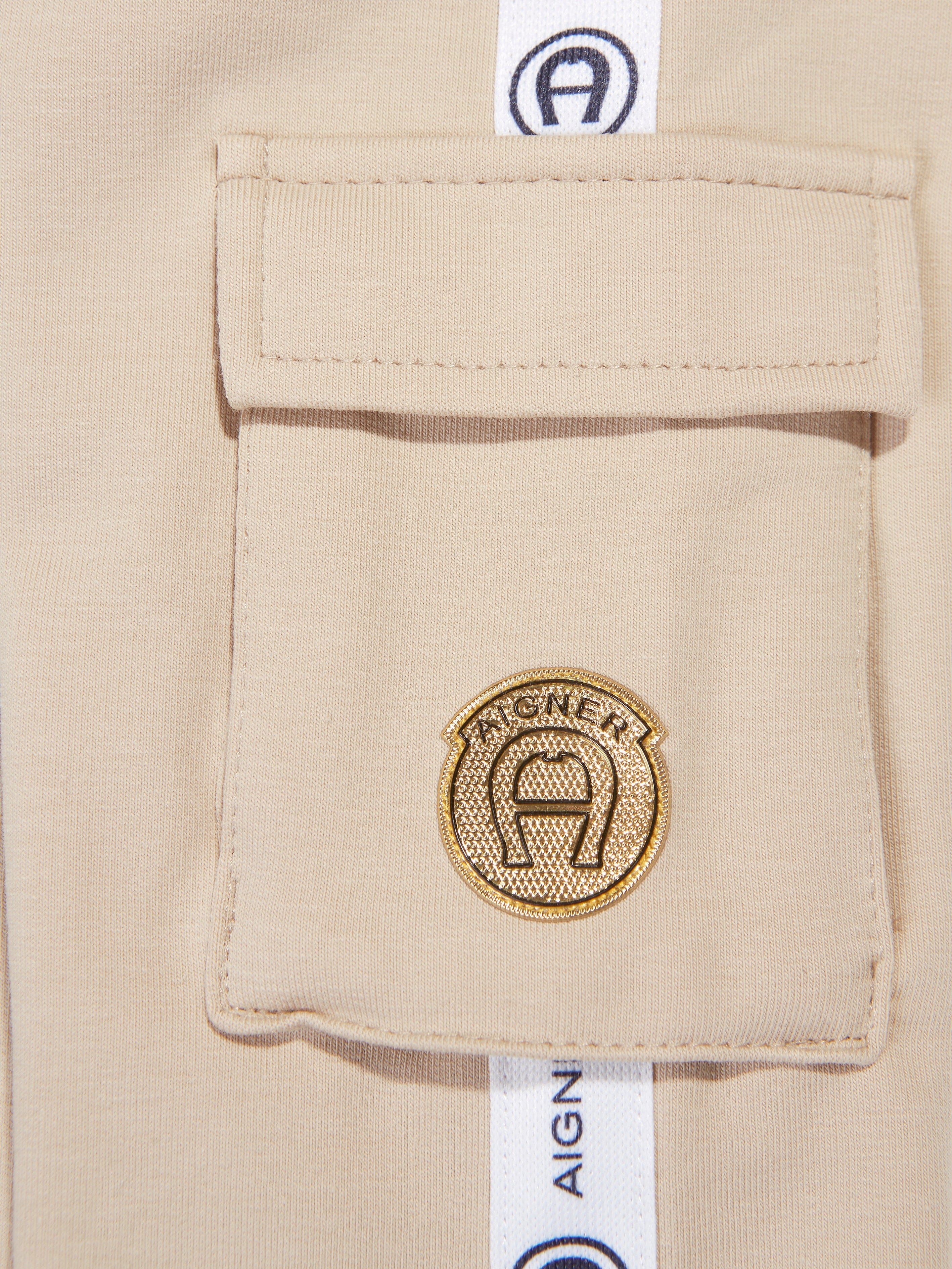 Aigner Baby Boys Cargo Joggers in Beige