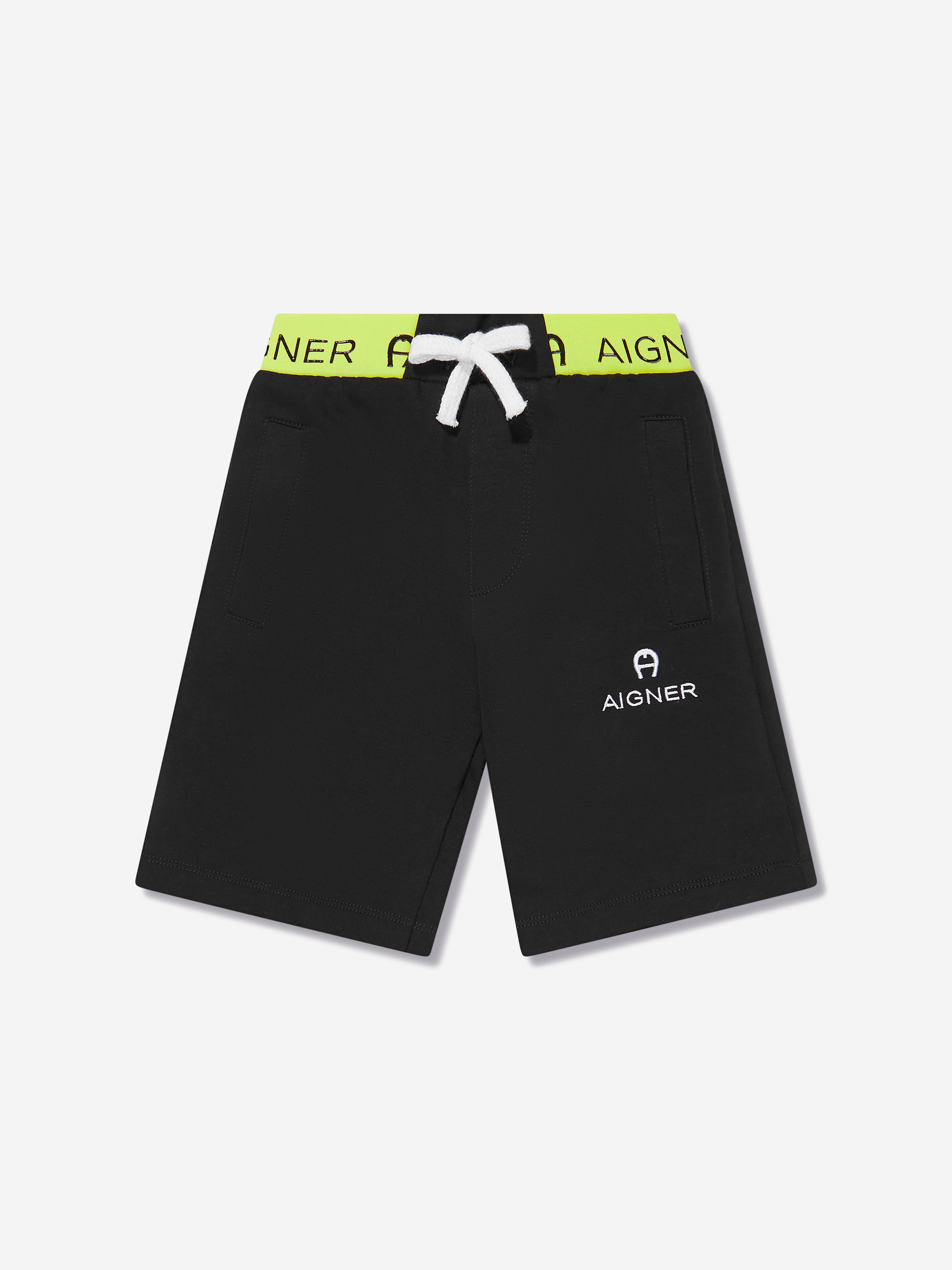 Aigner Boys T-Shirt And Shorts Set in Black