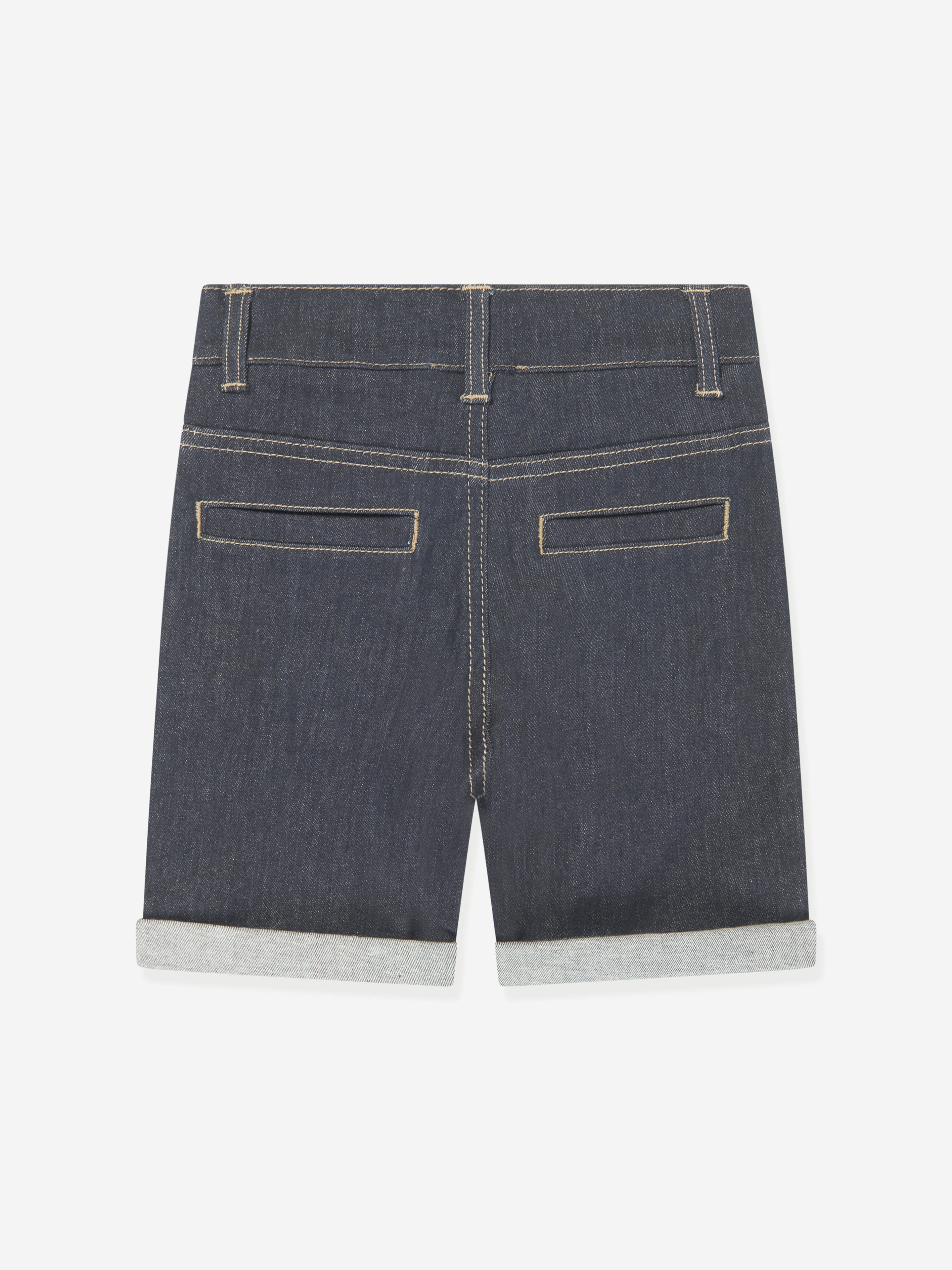 Aigner Boys Stretch Denim Shorts in Blue