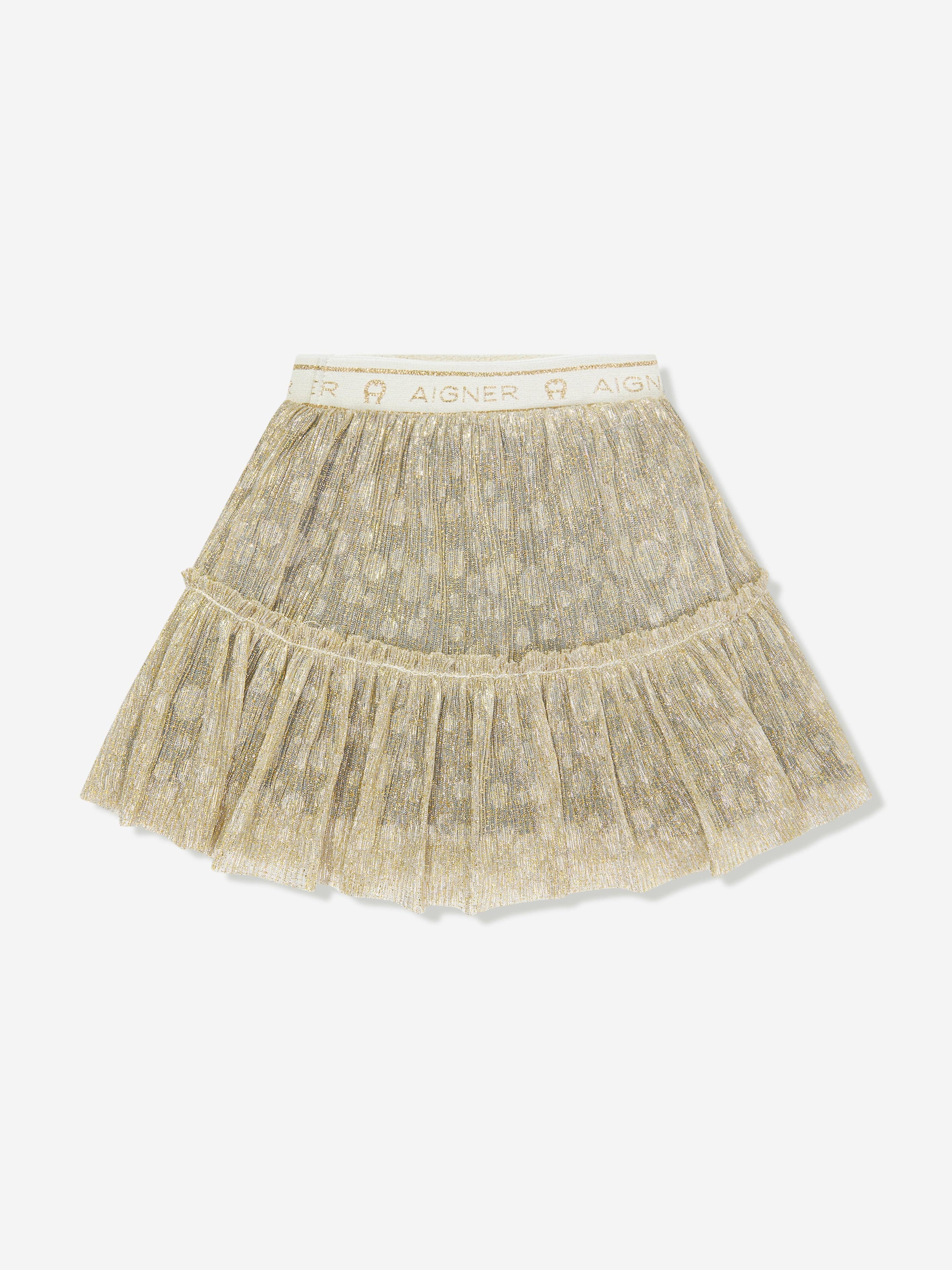 Aigner Baby Girls Tulle Skirt in Beige