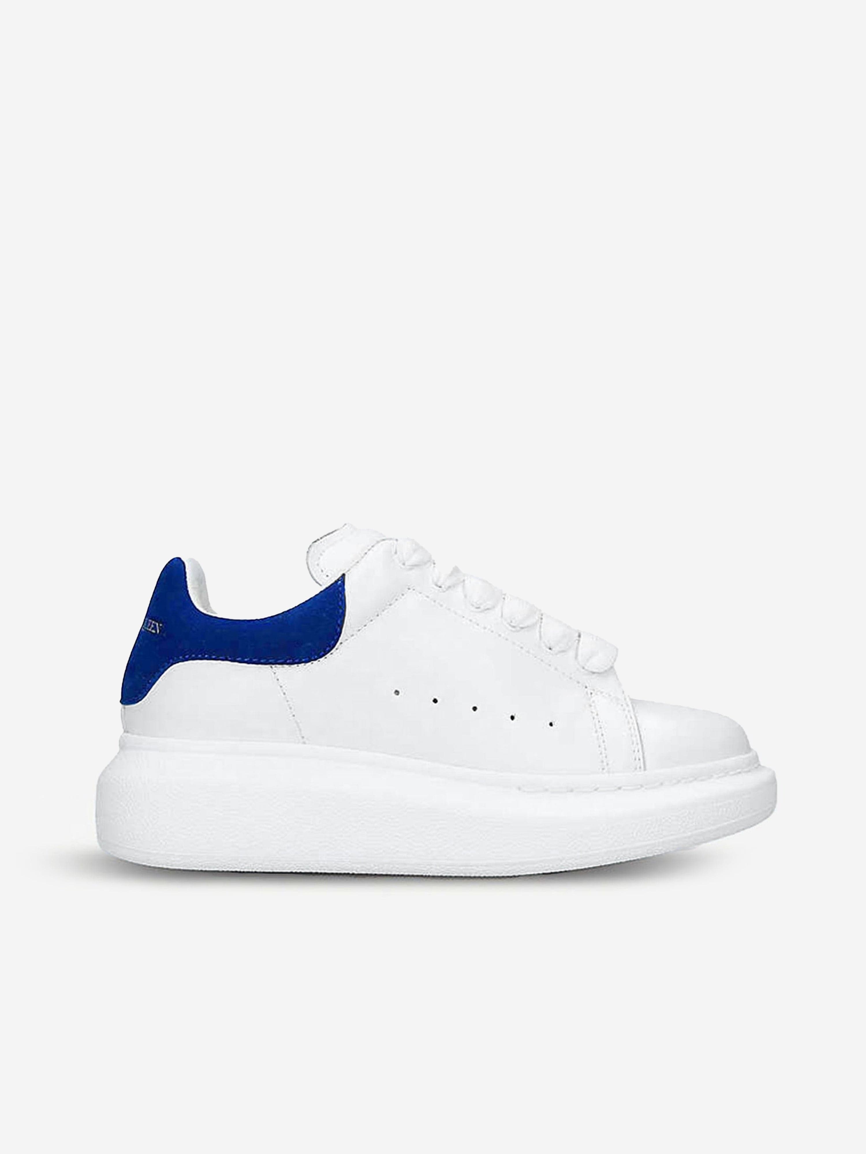 Alexander McQueen Kids Leather Lace Up Trainers