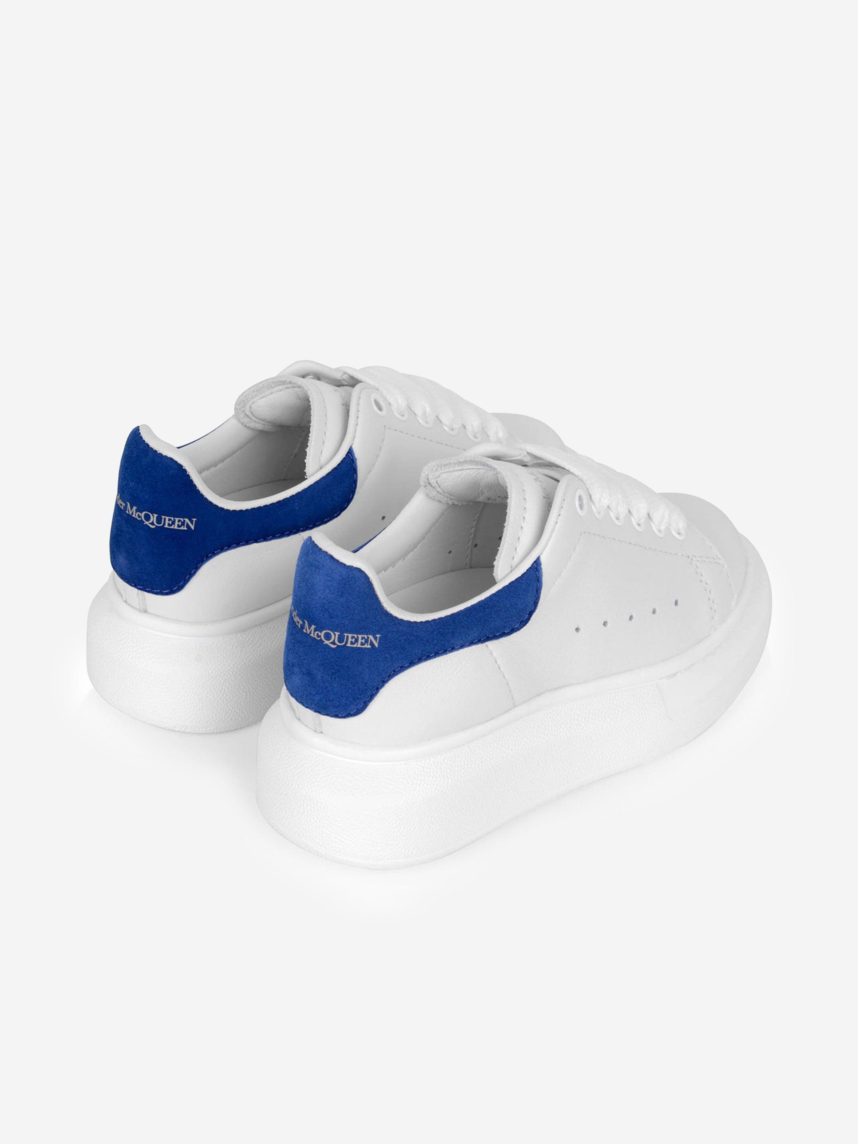 Alexander McQueen Kids Leather Lace Up Trainers