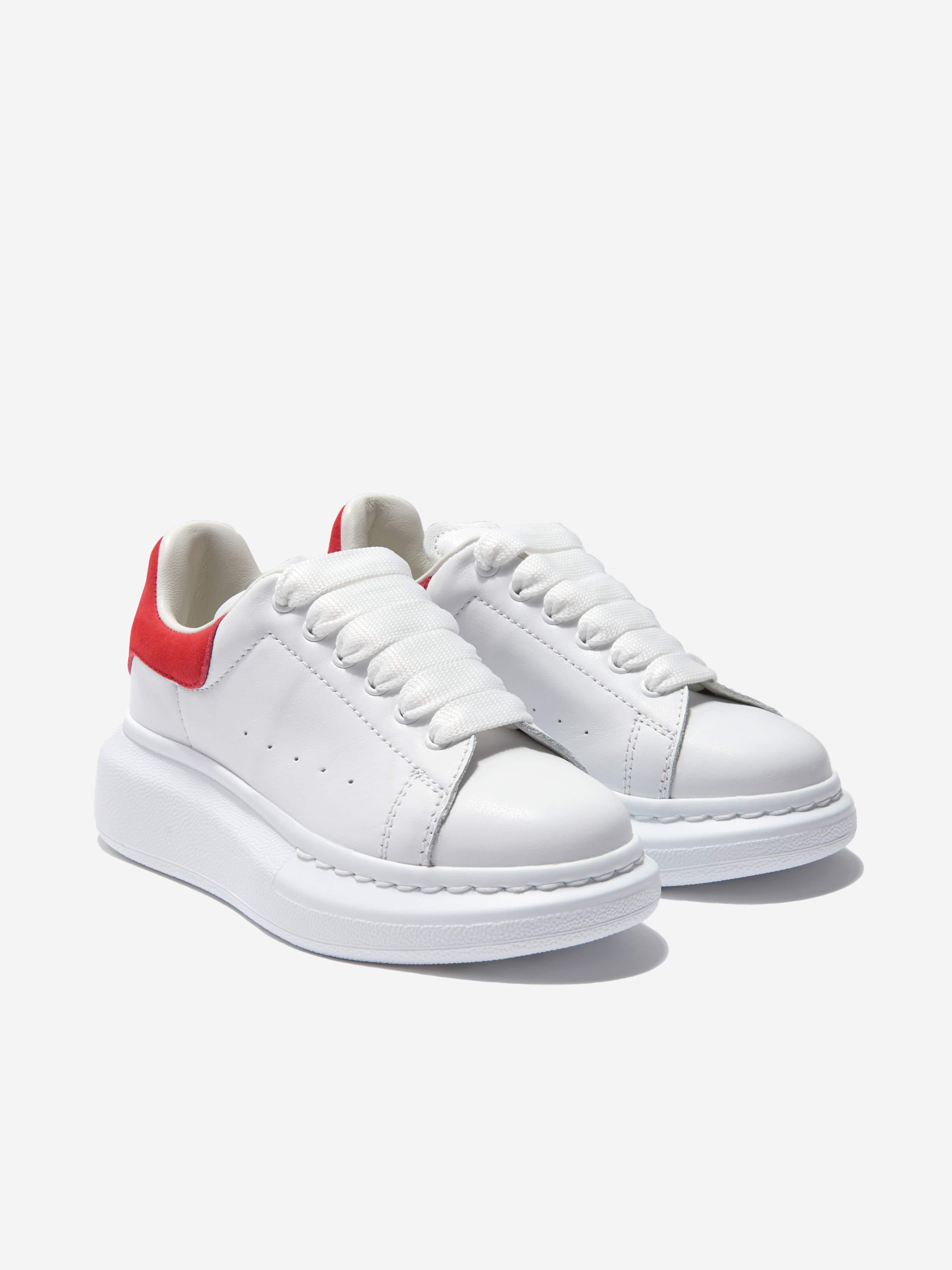 Alexander McQueen Unisex Leather Lace Up Trainers