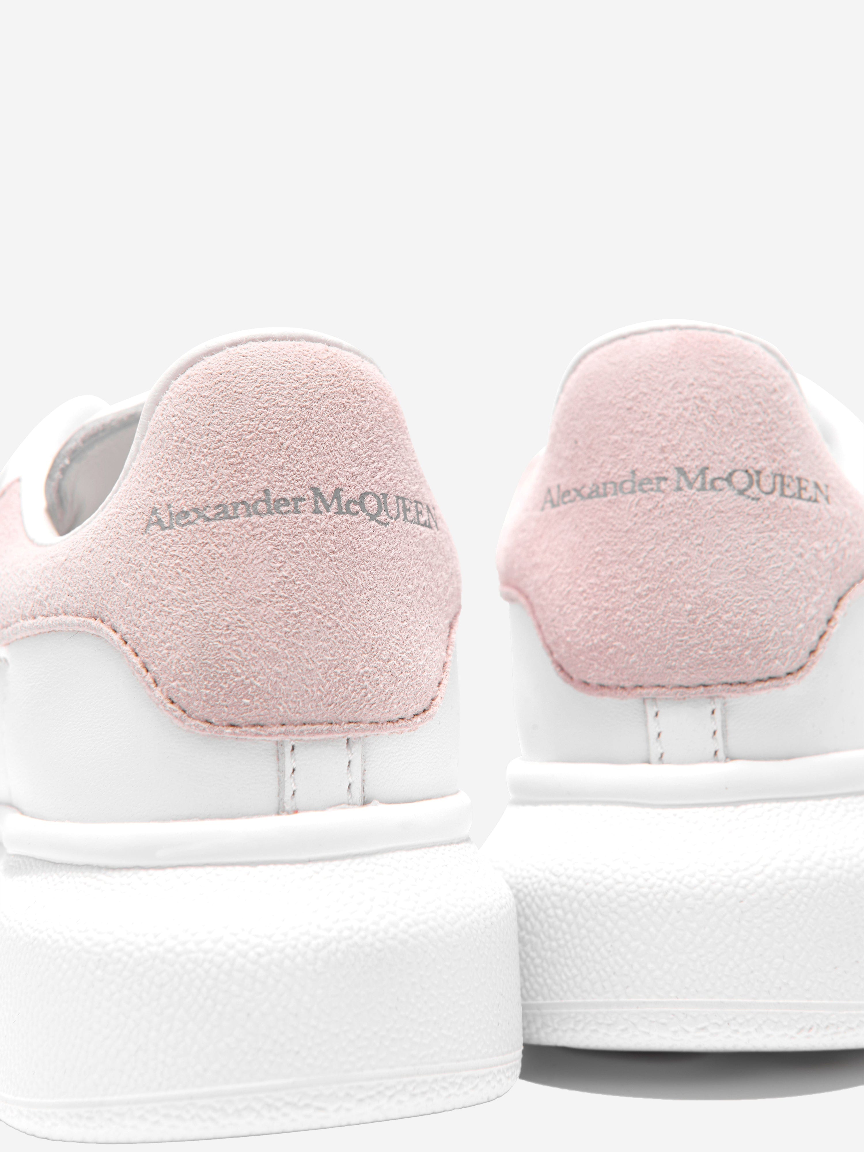 Alexander McQueen Kids Leather Velcro Strap Chunky Trainers