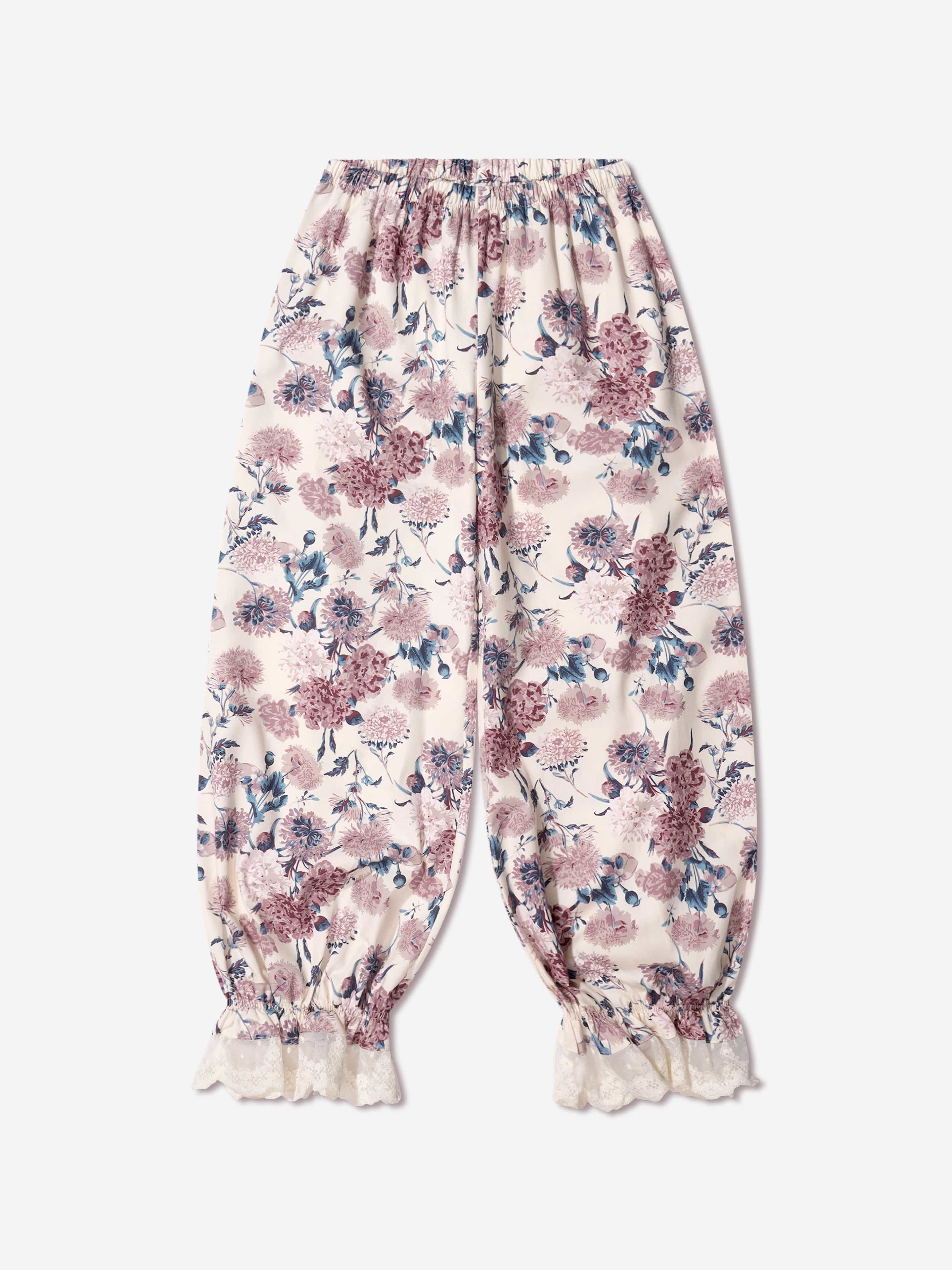 Amiki Children Girls Flower Print Daniela Pyjamas