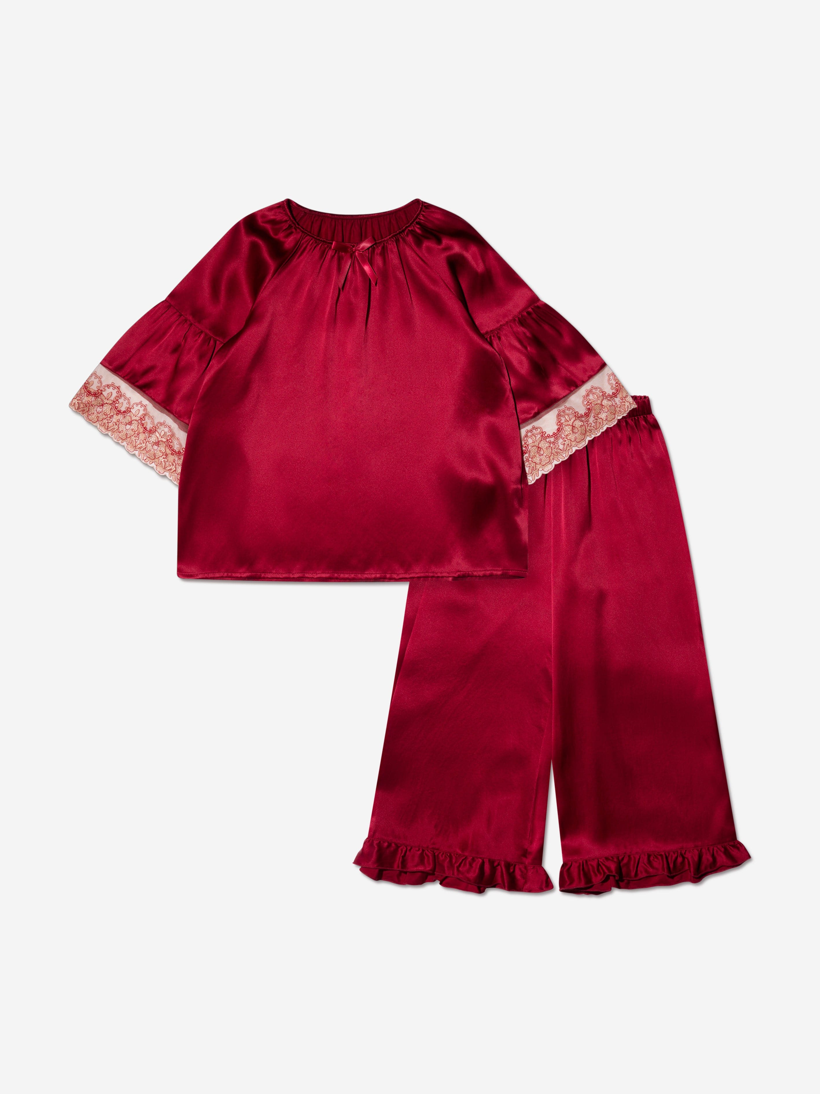 Amiki Children Girls Silk Leana Pyjamas