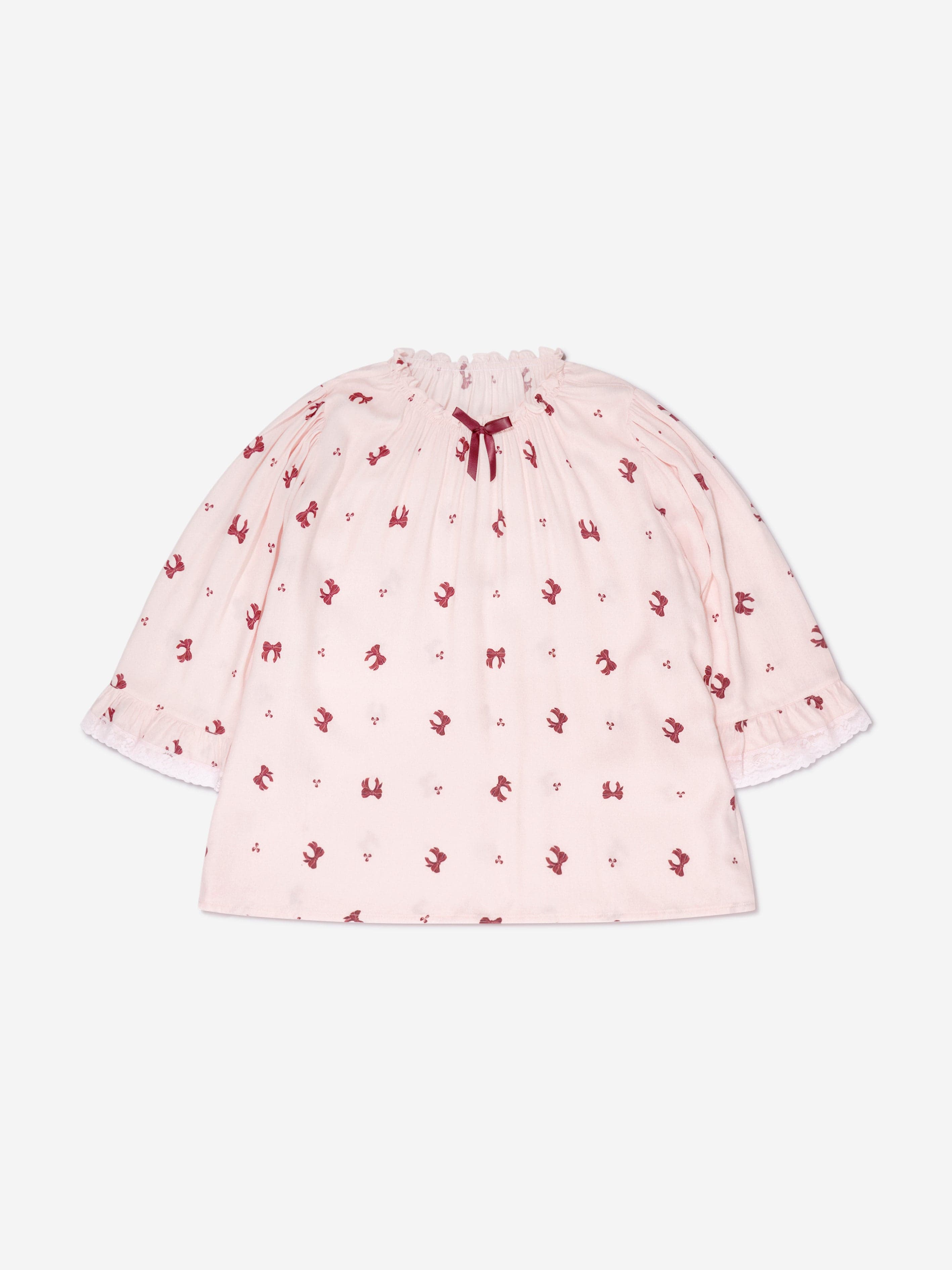 Amiki Children Girls Bow Print Melany Pyjamas